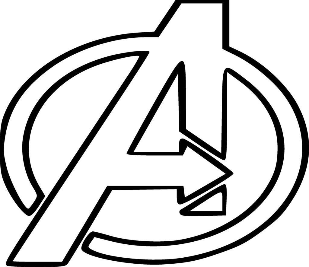 Avengers Logo Coloring Pages At GetColorings Free Printable Colorings Pages To Print And Color