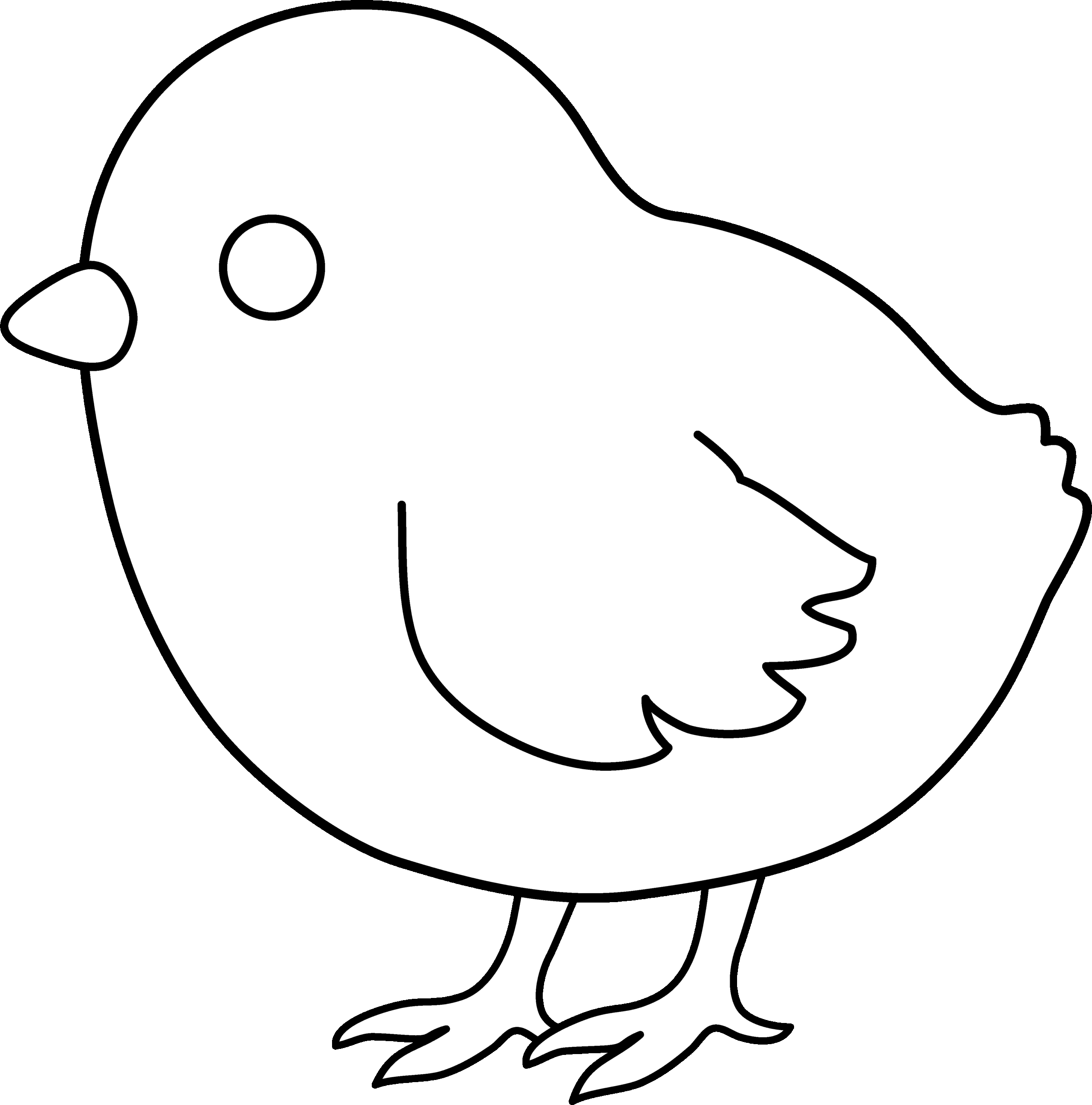 Easter Chick Coloring Pages Printable