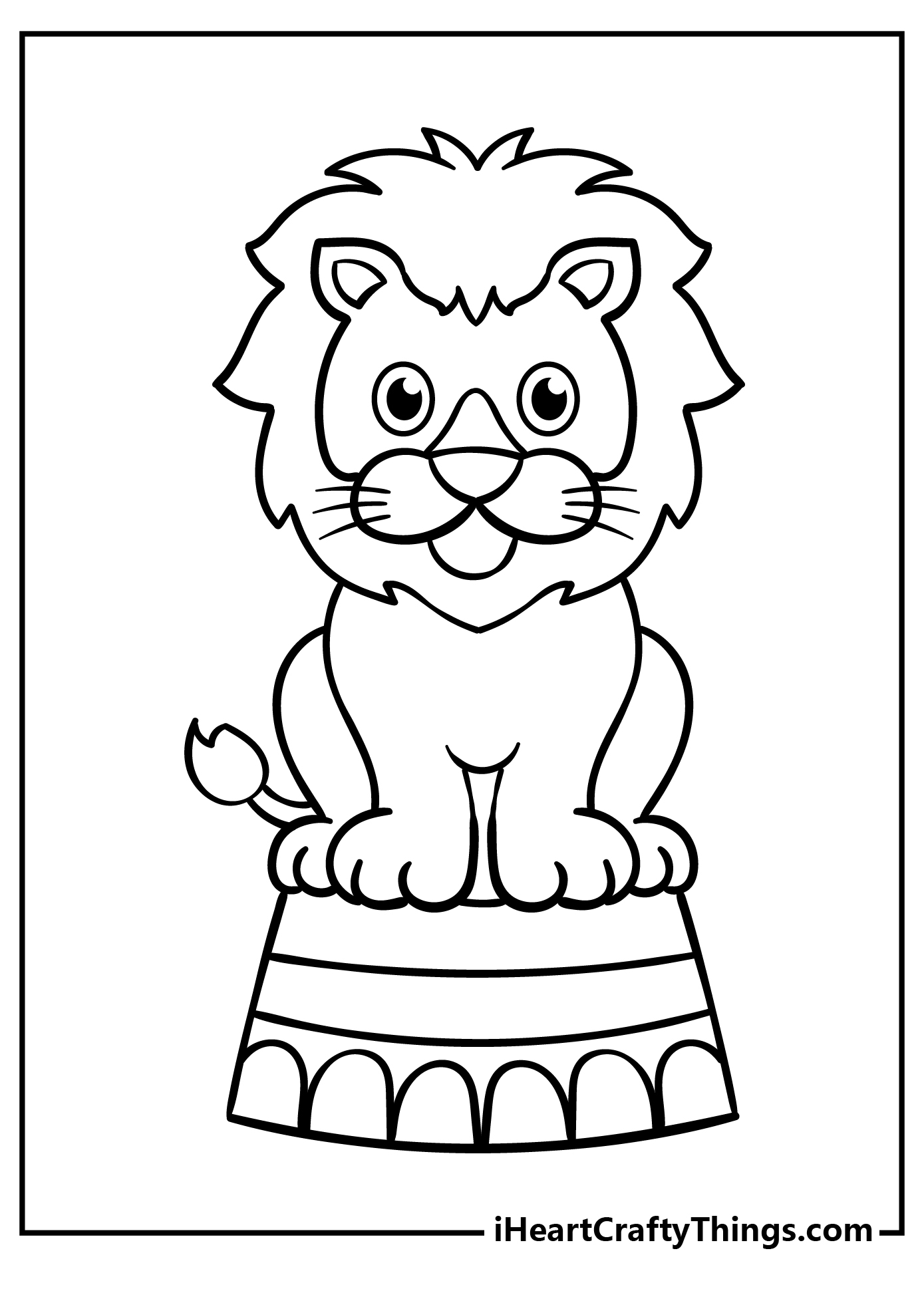 Circus Baby Coloring Pages Printable