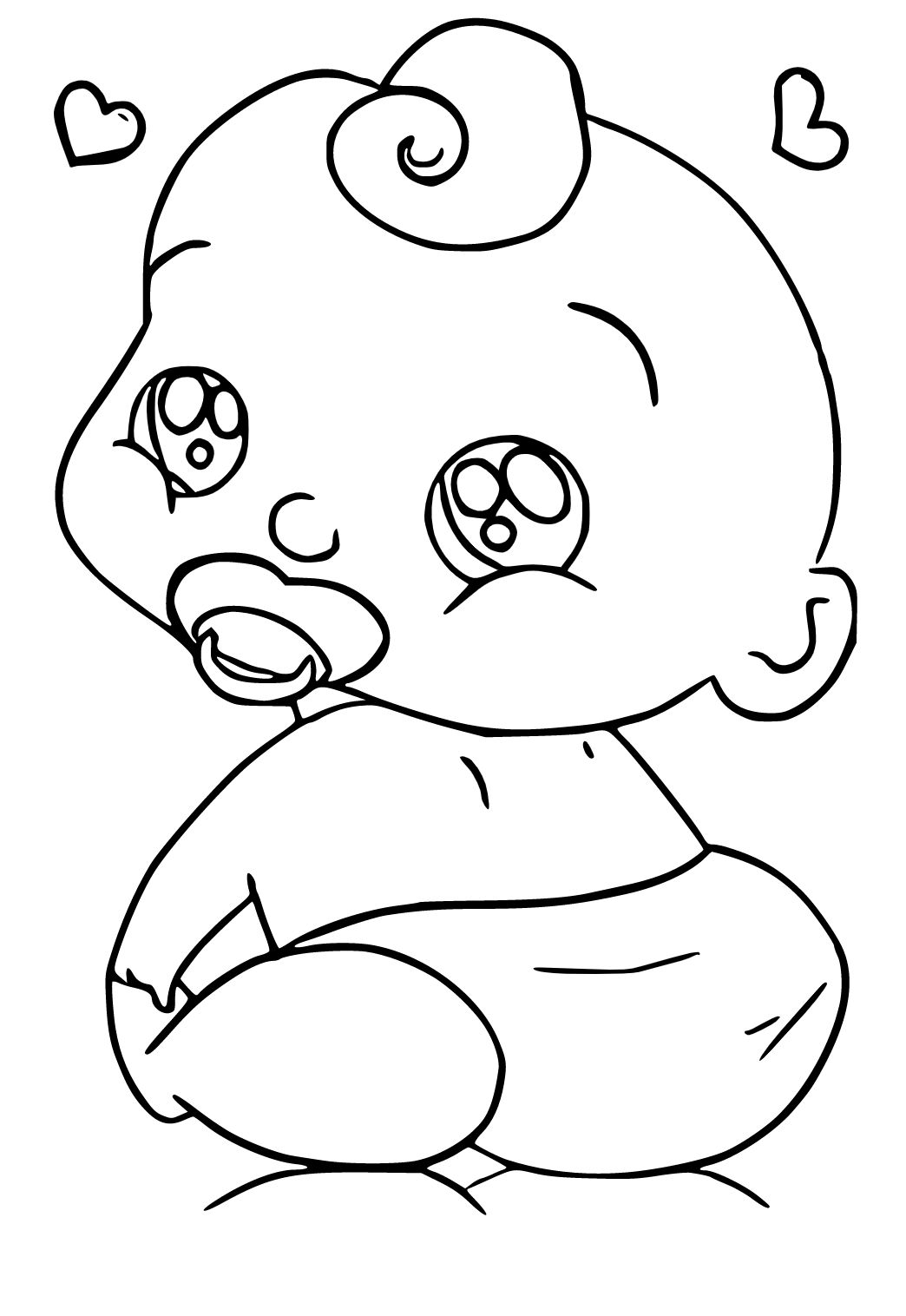 Free Printable Baby Coloring Pages