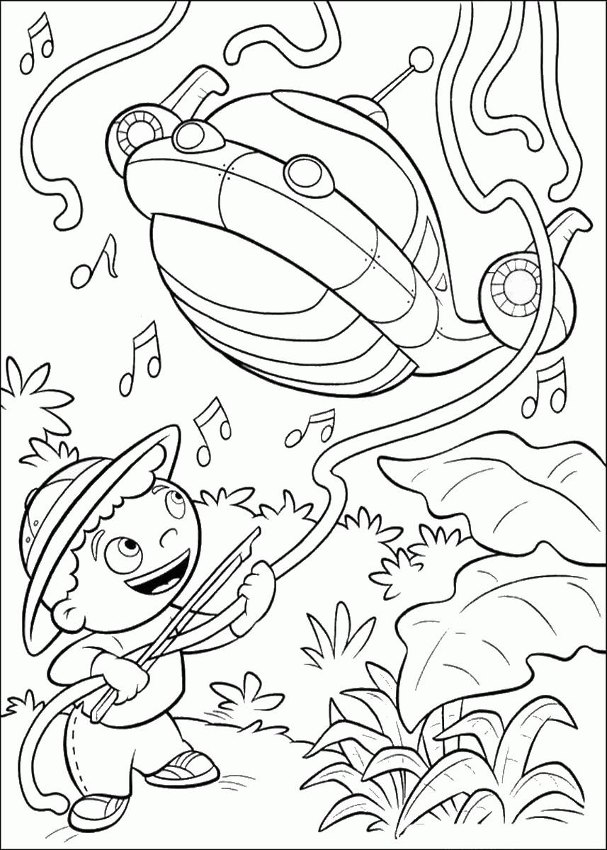 Baby Einstein Coloring Pages Printable