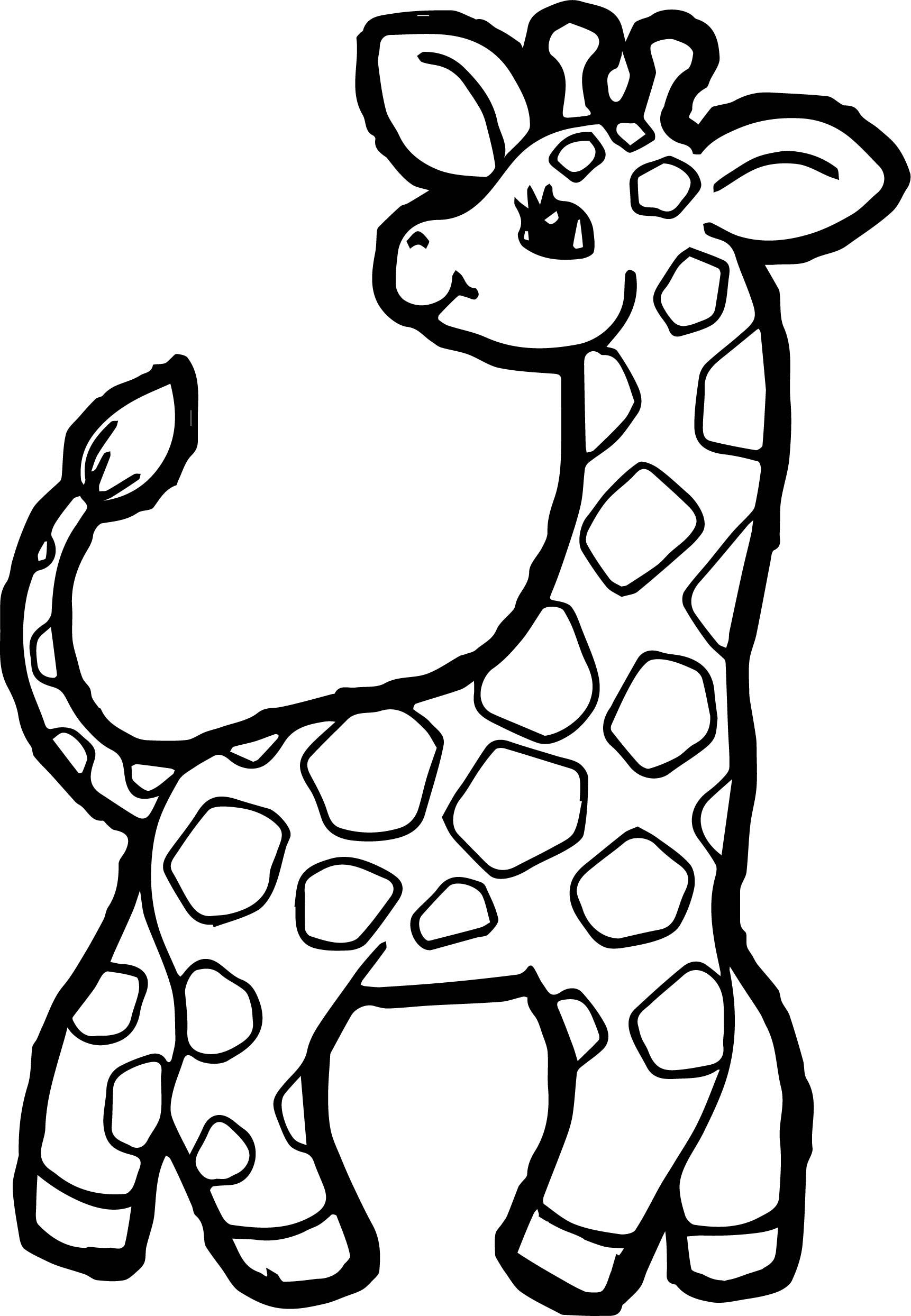 Free Printable Giraffe Coloring Pages