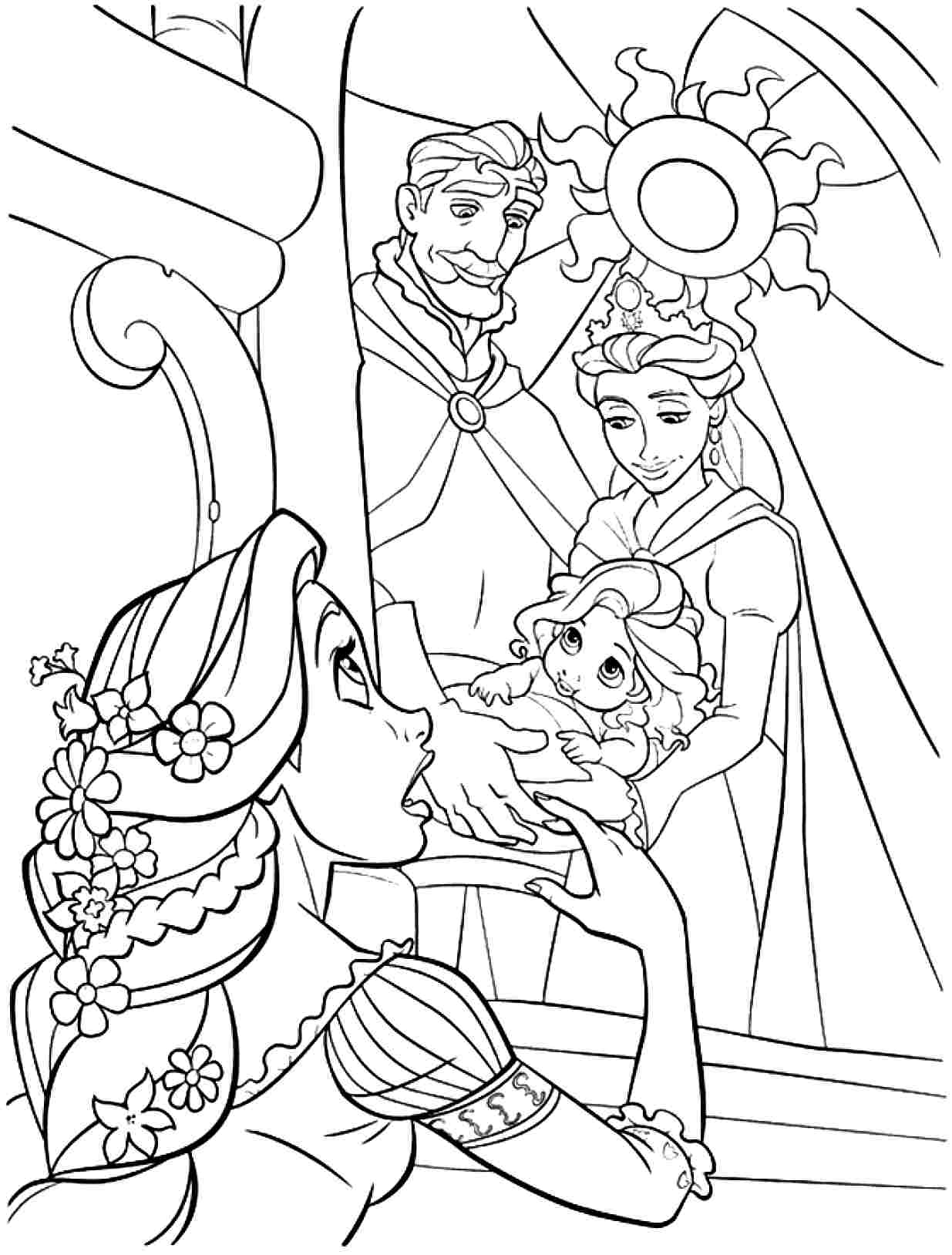 Baby Rapunzel Drawing At GetDrawings Free Download
