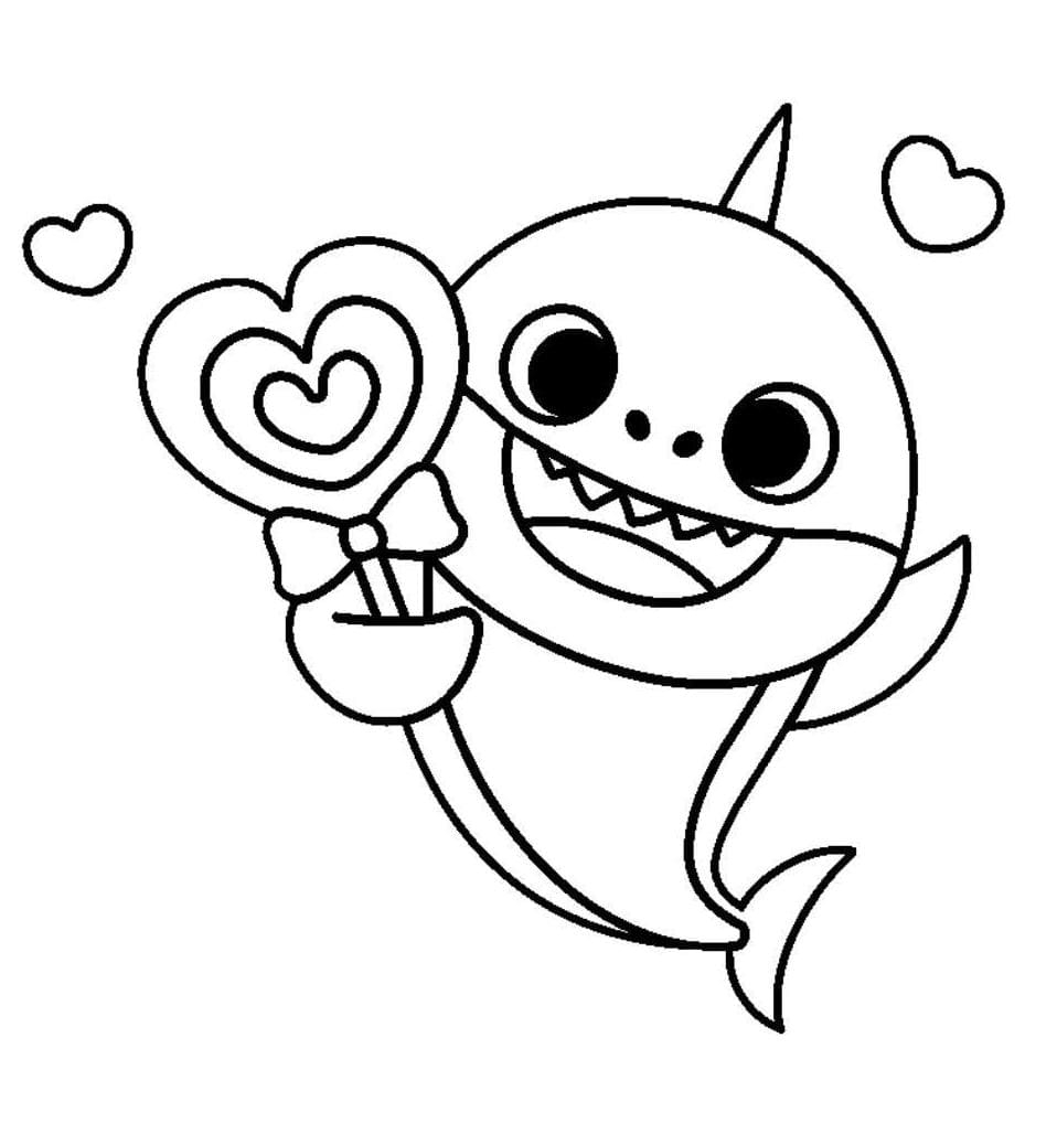 Baby Shark Coloring Pages Printable
