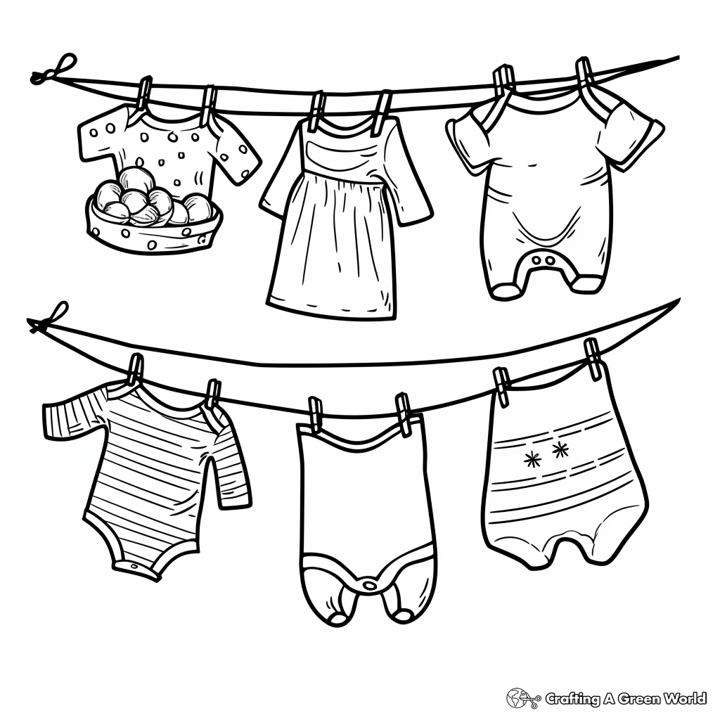 Baby Shower Coloring Pages Free Printable