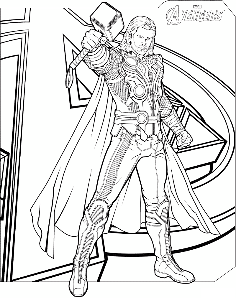 Baby Thor Coloring Pages Coloring Pages