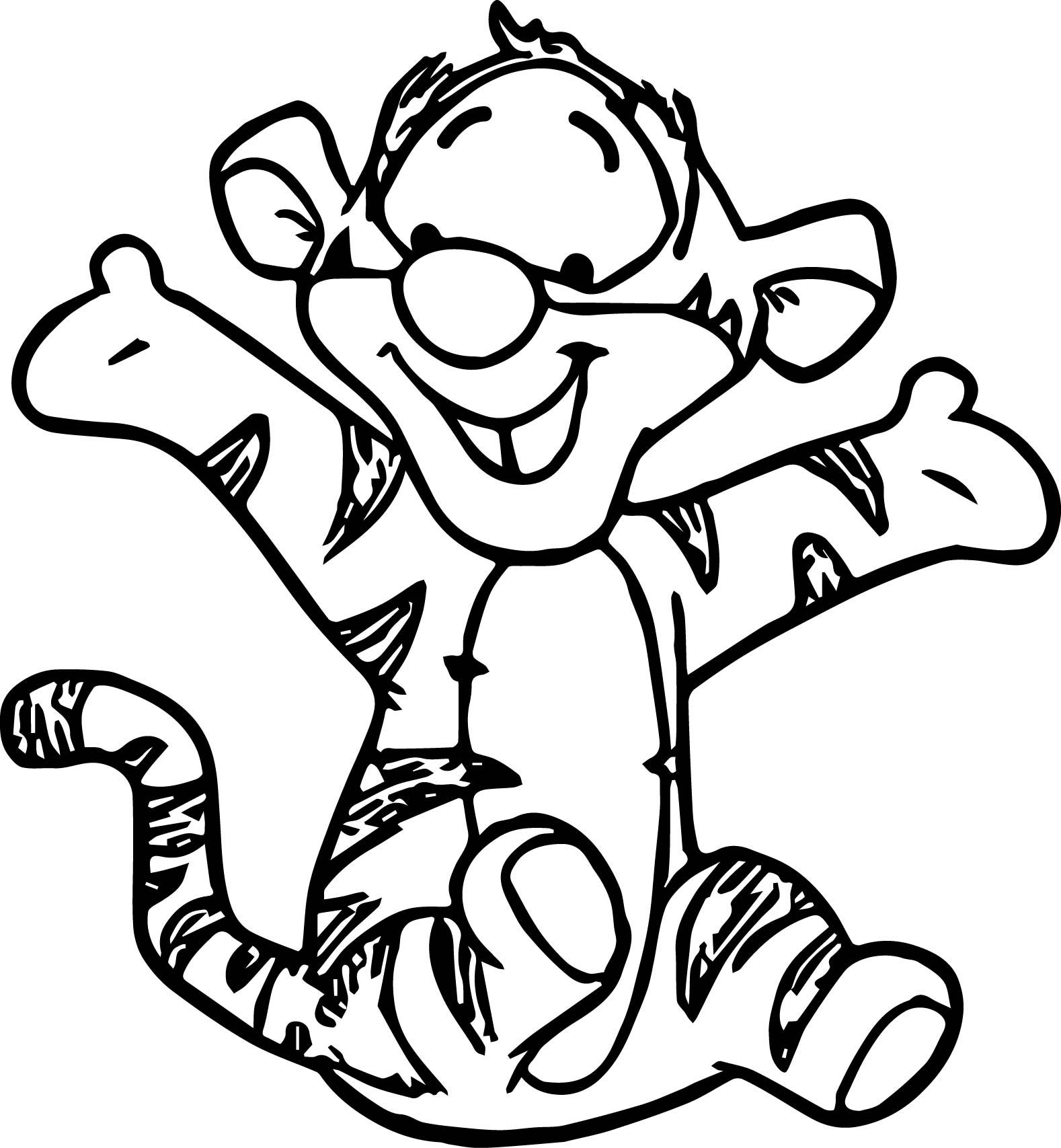 Baby Tigger Coloring Pages Wecoloringpage Disney Coloring Pages Disney Coloring Sheets