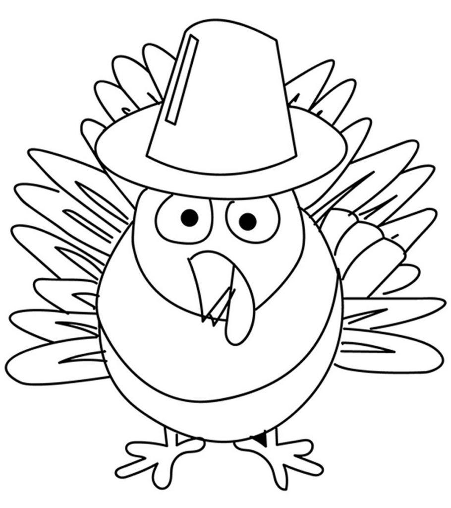Baby 'Turkey Printable Coloring Pages