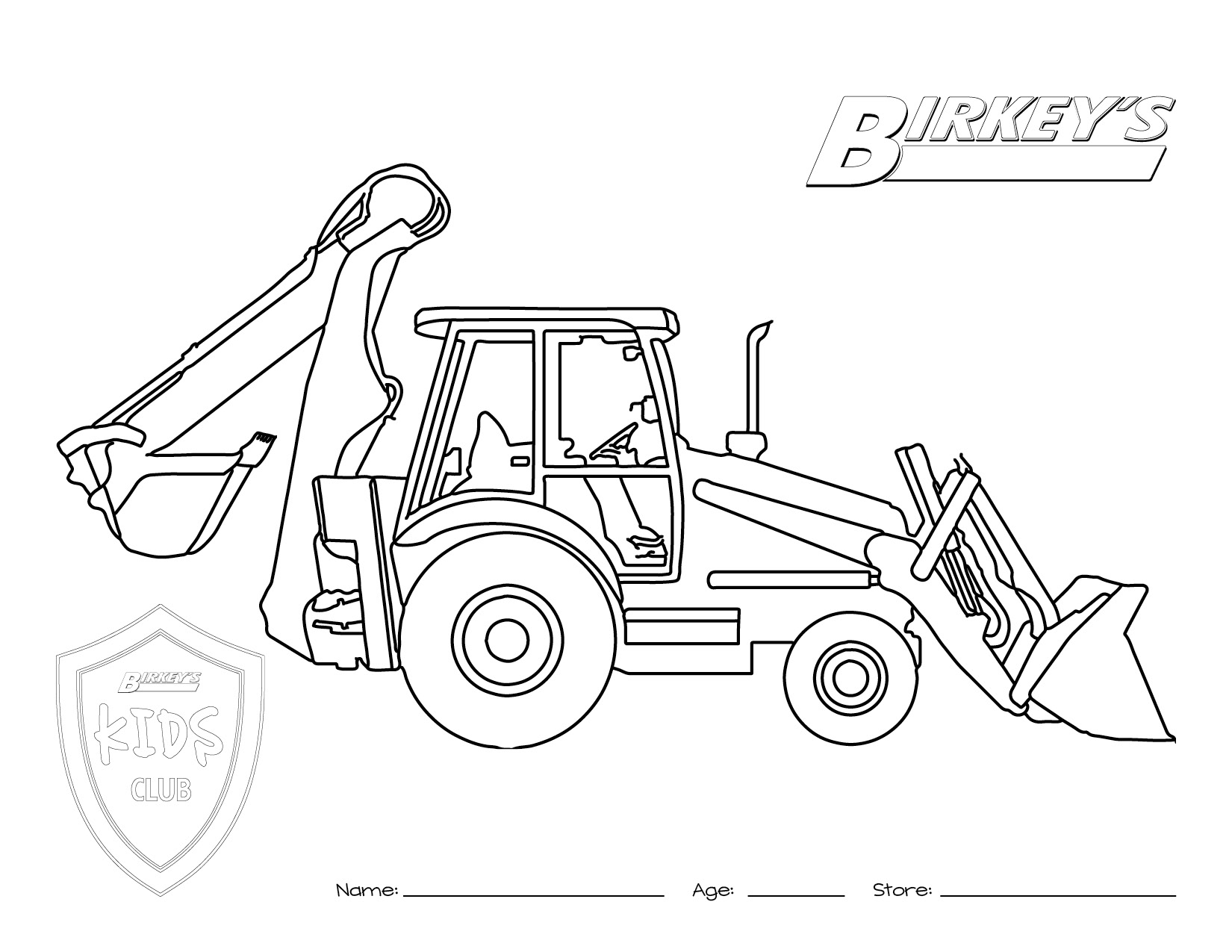 Backhoe Coloring Page At GetColorings Free Printable Colorings Pages To Print And Color