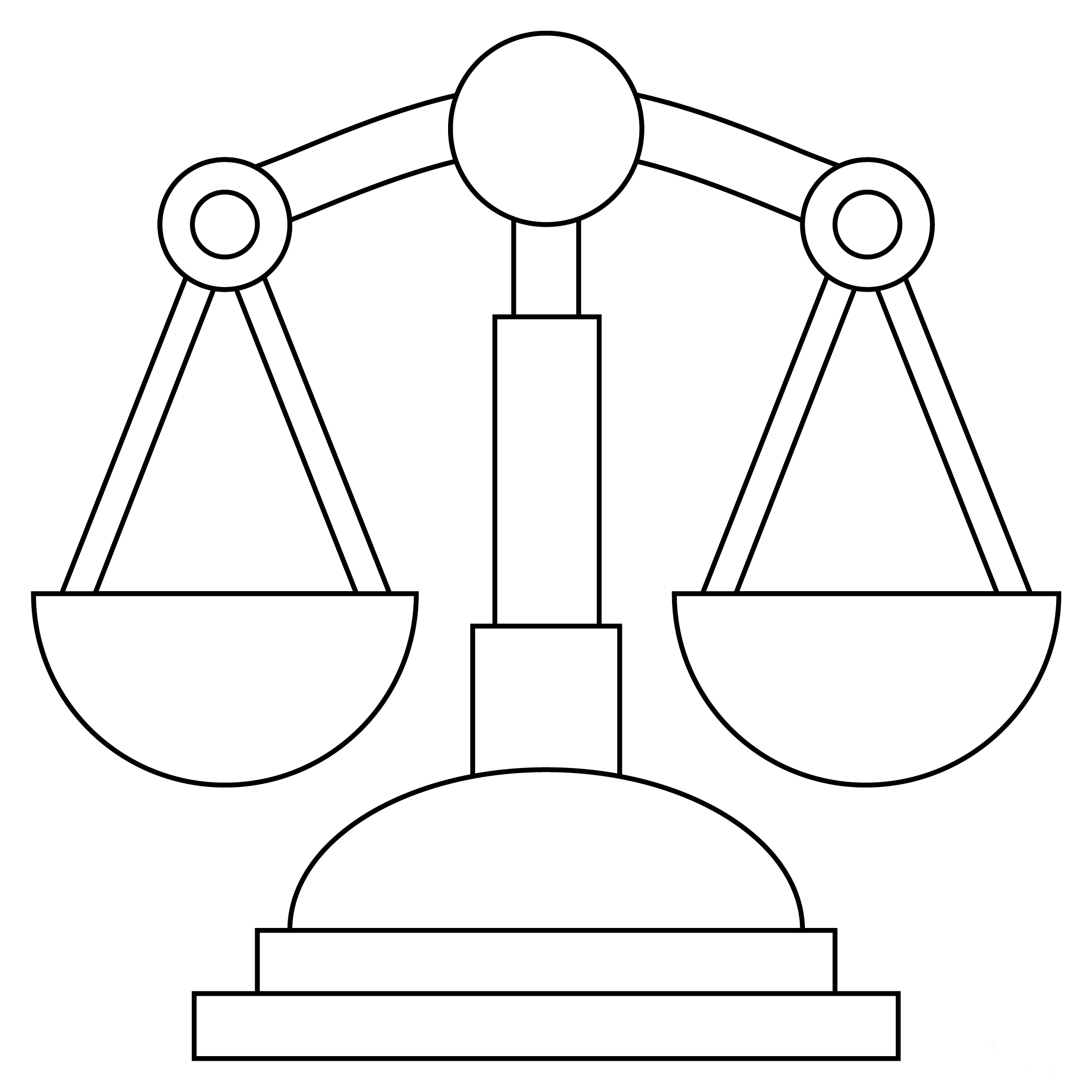 Balance Scale Coloring Page ColouringPages