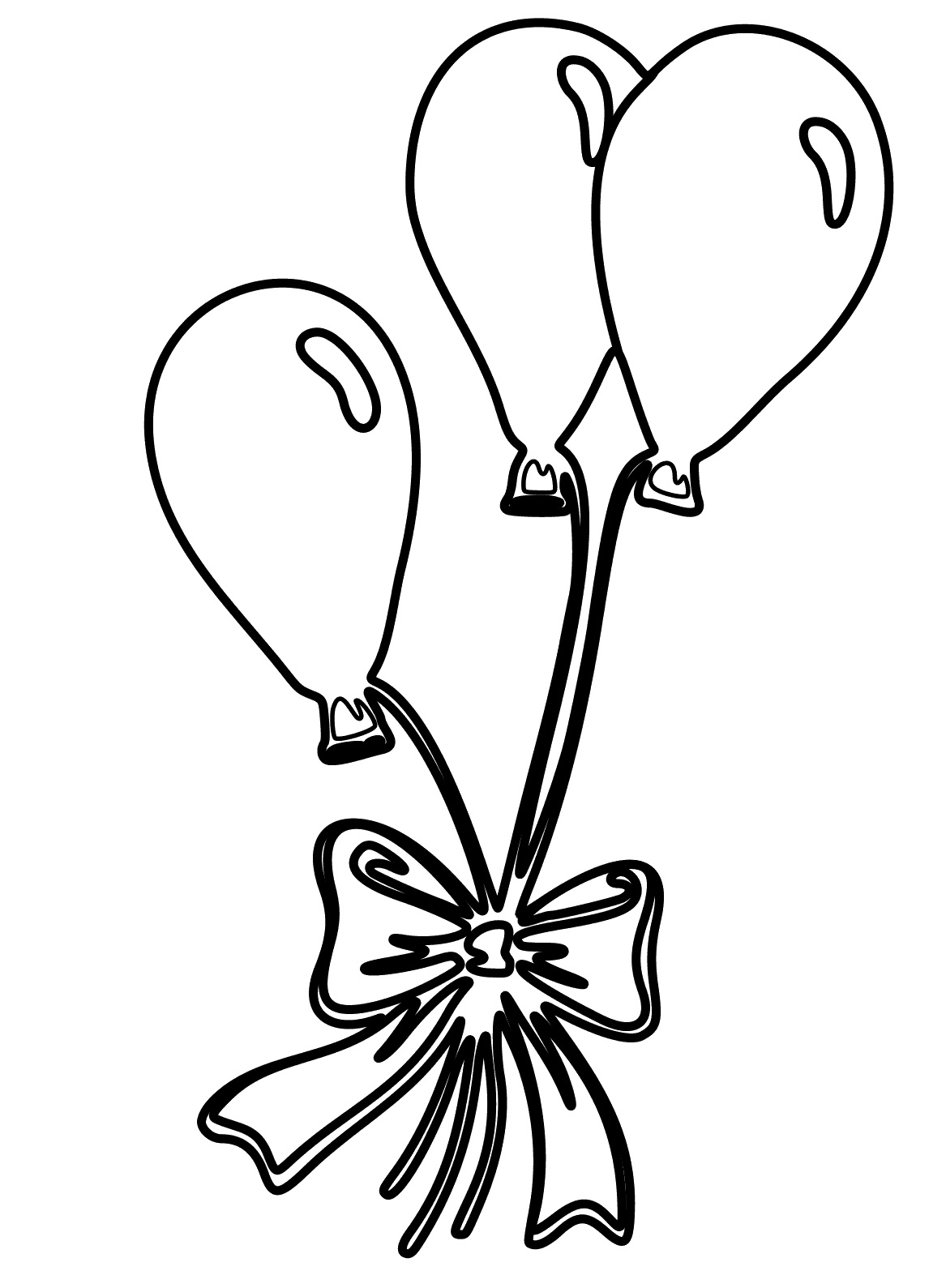 Balloon Coloring Pages Printable