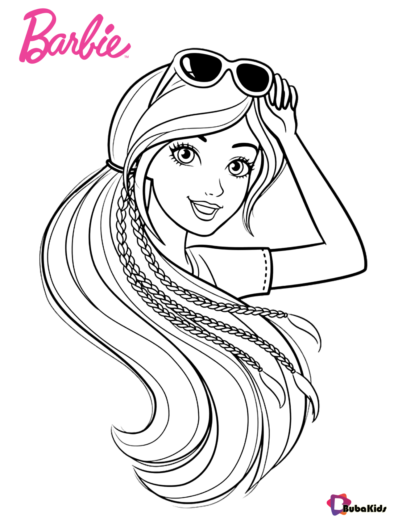 Printable Coloring Pages Girls Barbie