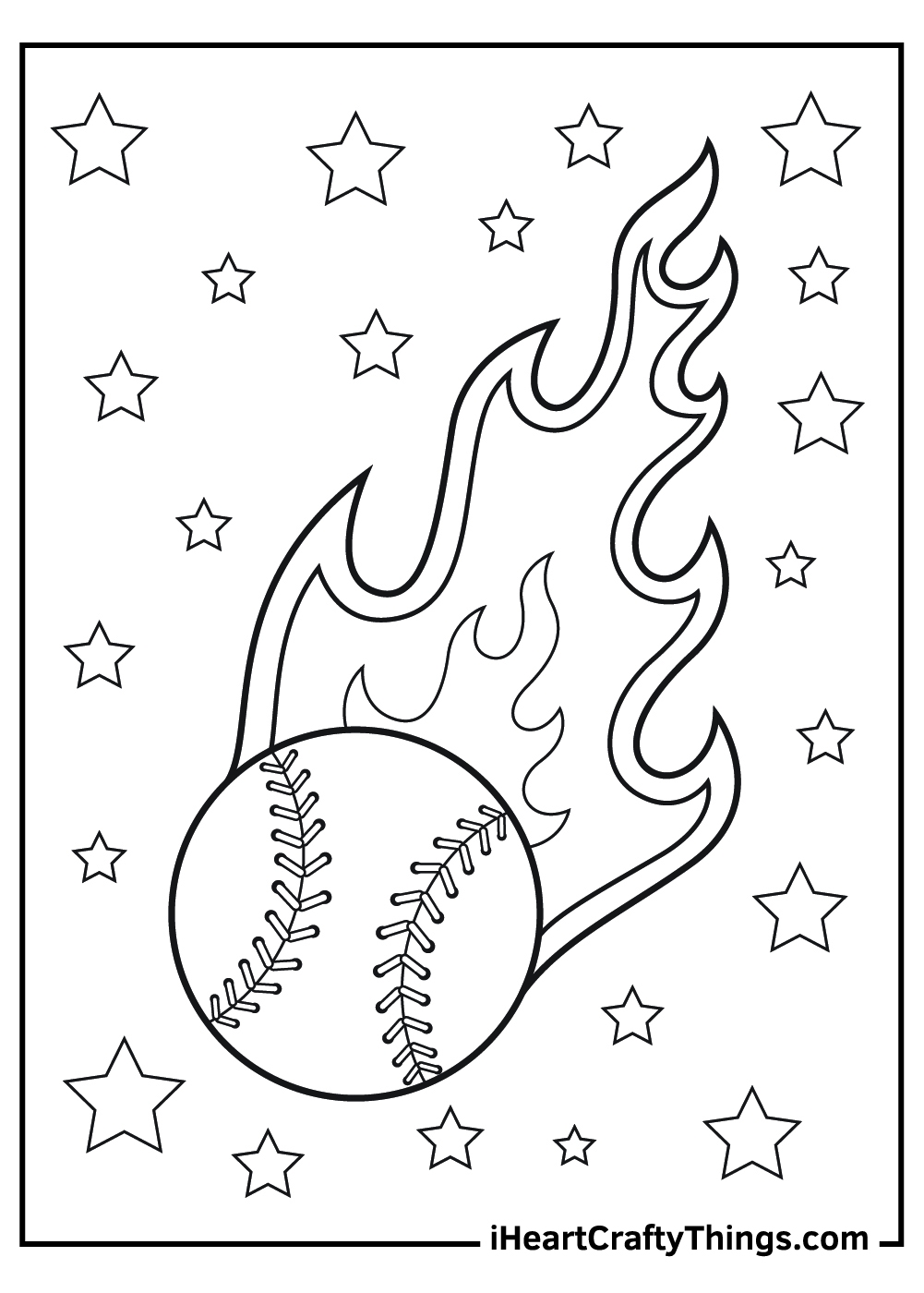Baseball Coloring Pages Updated 2021