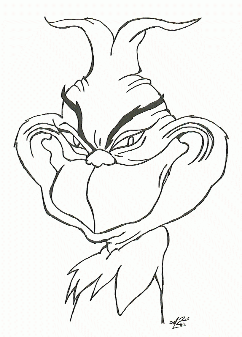 Basic How The Grinch Stole Christmas Coloring Pages The Grinch Is Coloring Home