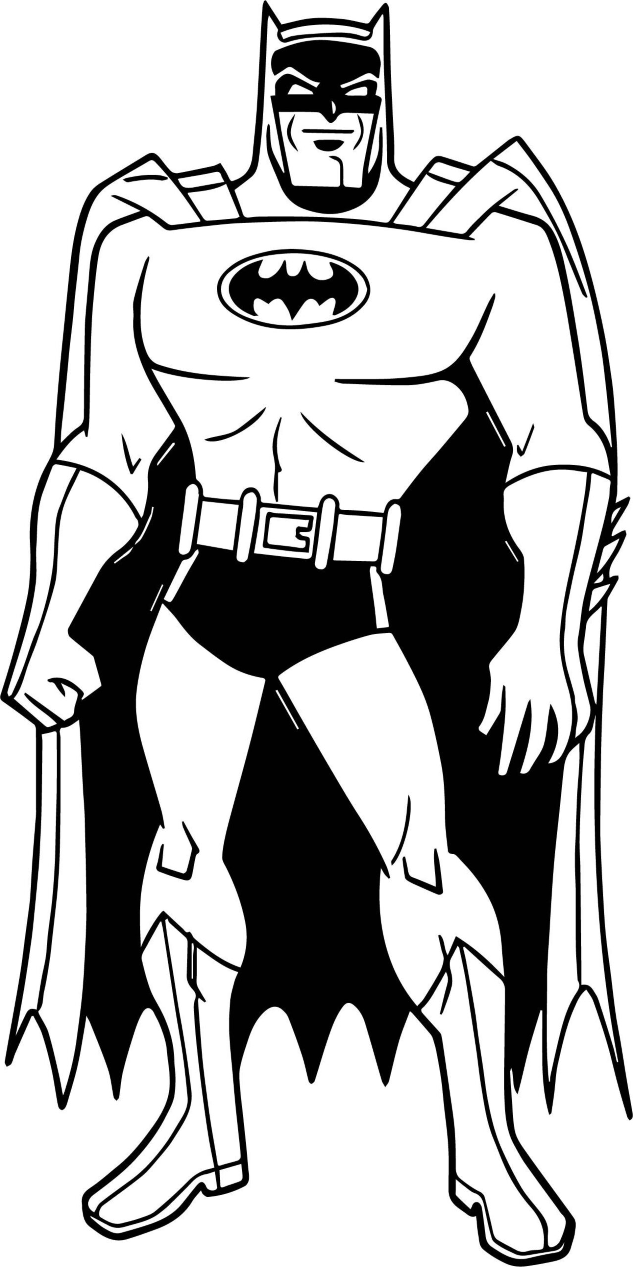 Batman Coloring Pages Printable Free