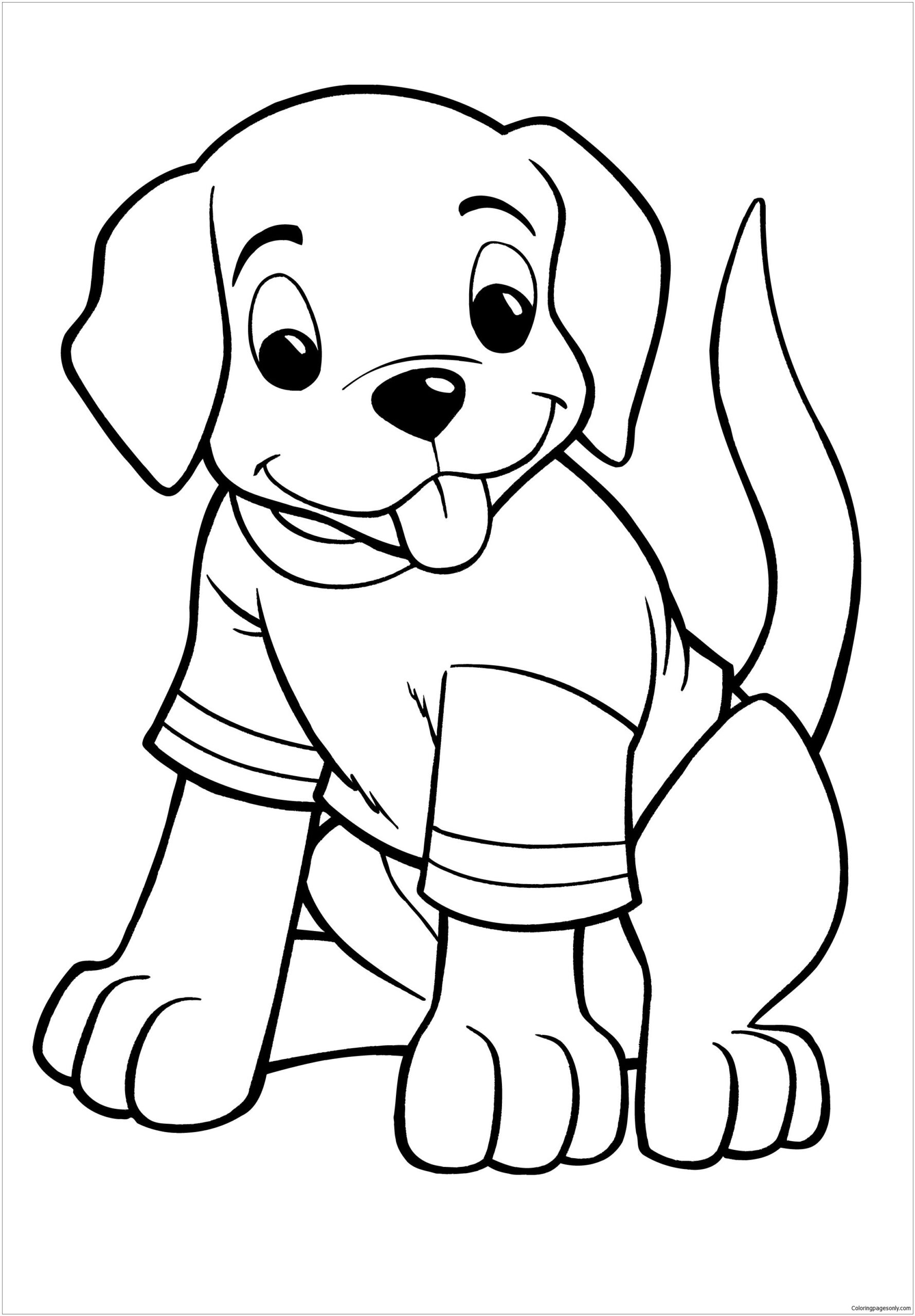 Printable Beagle Dog Coloring Pages