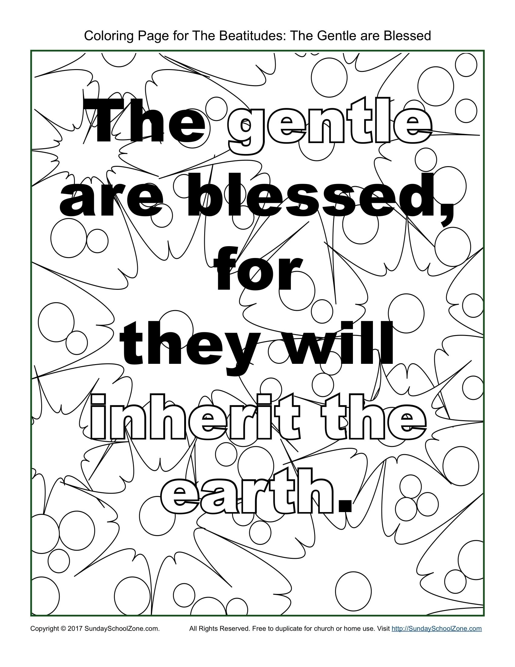 Beatitudes Coloring Pages At GetColorings Free Printable Colorings Pages To Print And Color