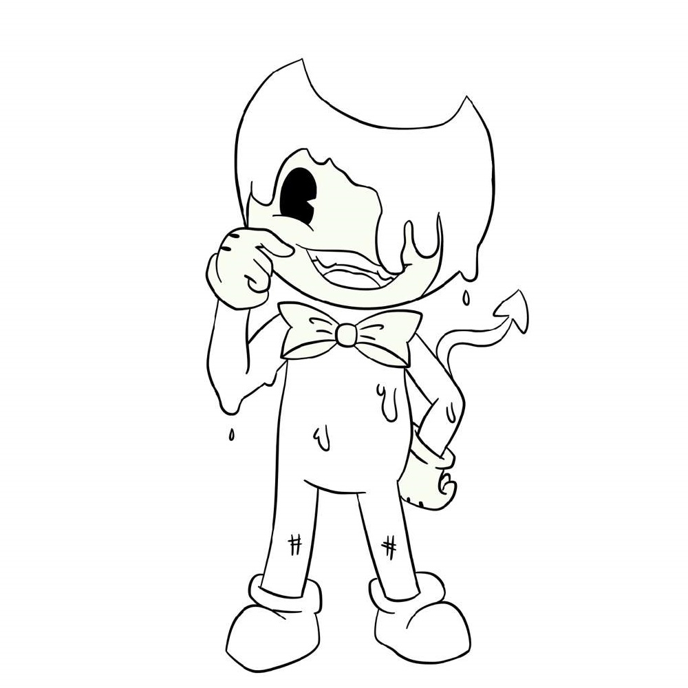 Bendy Coloring Pages Printable
