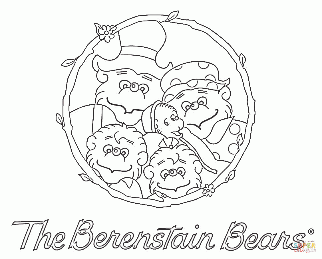 Berenstain Bears Coloring Pages Printables