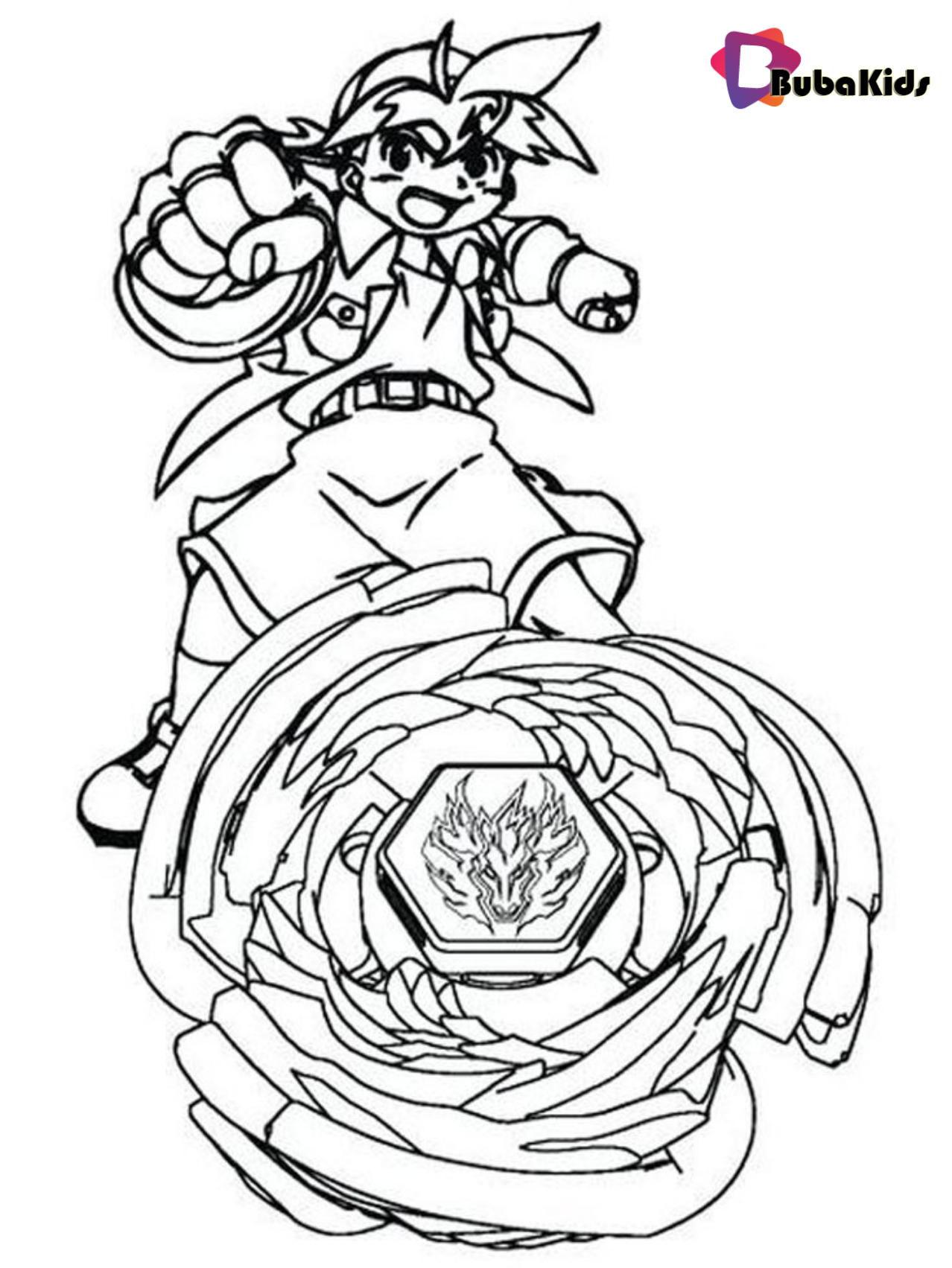Beyblade Burst Coloring Pages Printable