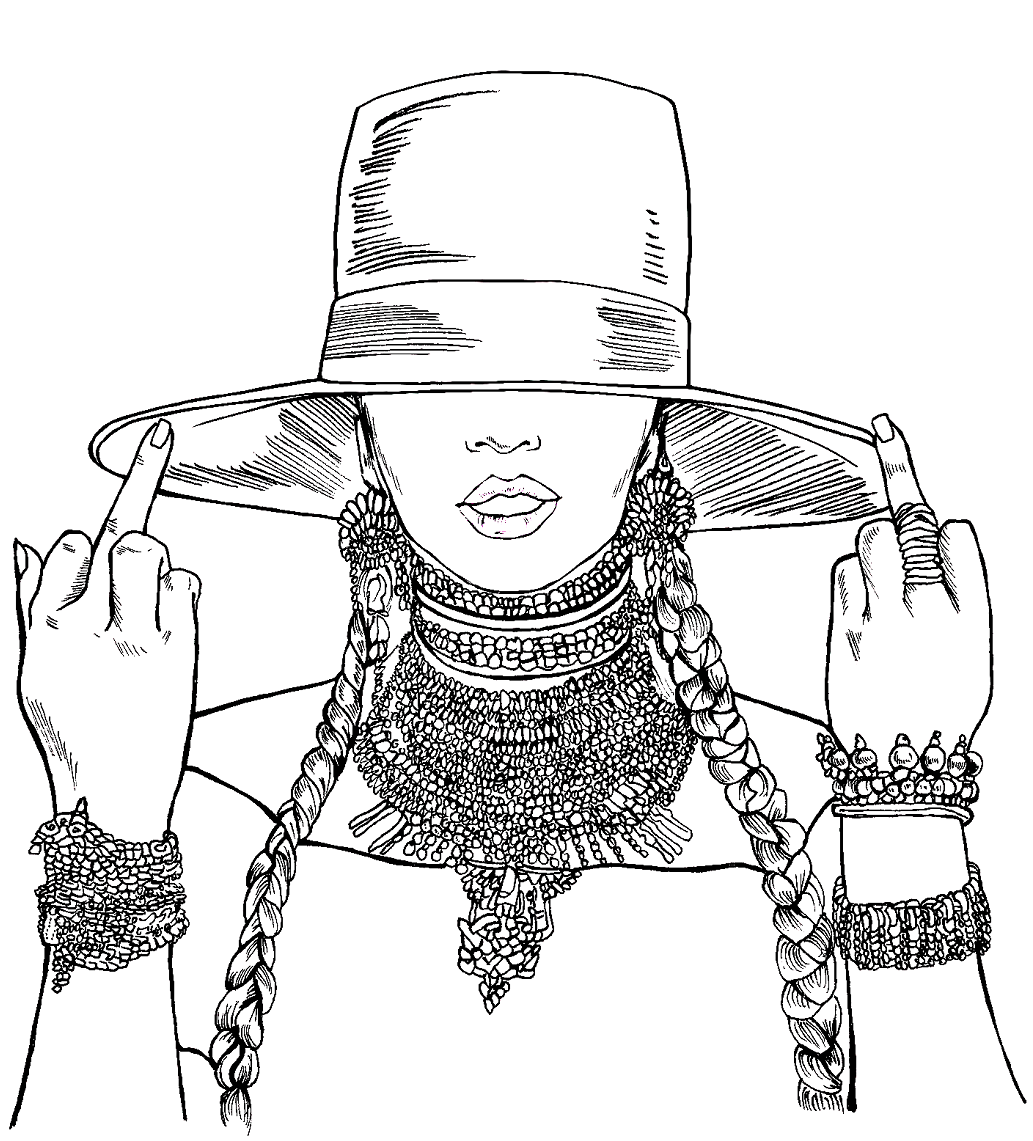Beyonce Coloring Pages Printable For Free Download