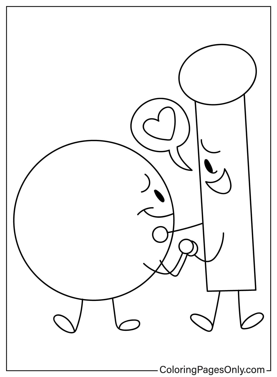 BFDI Coloring Page Free Free Printable Coloring Pages
