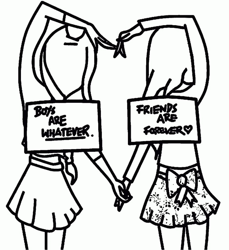 Bff Coloring Pages Printable
