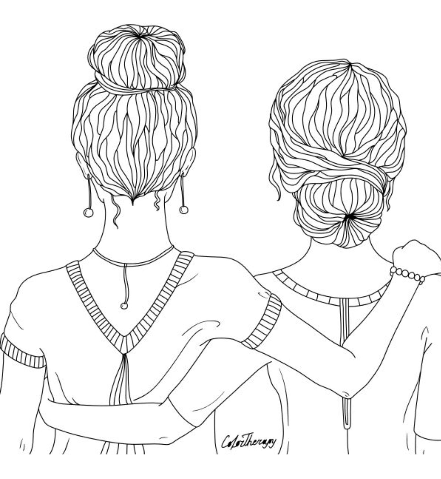 Bff Pictures To Color