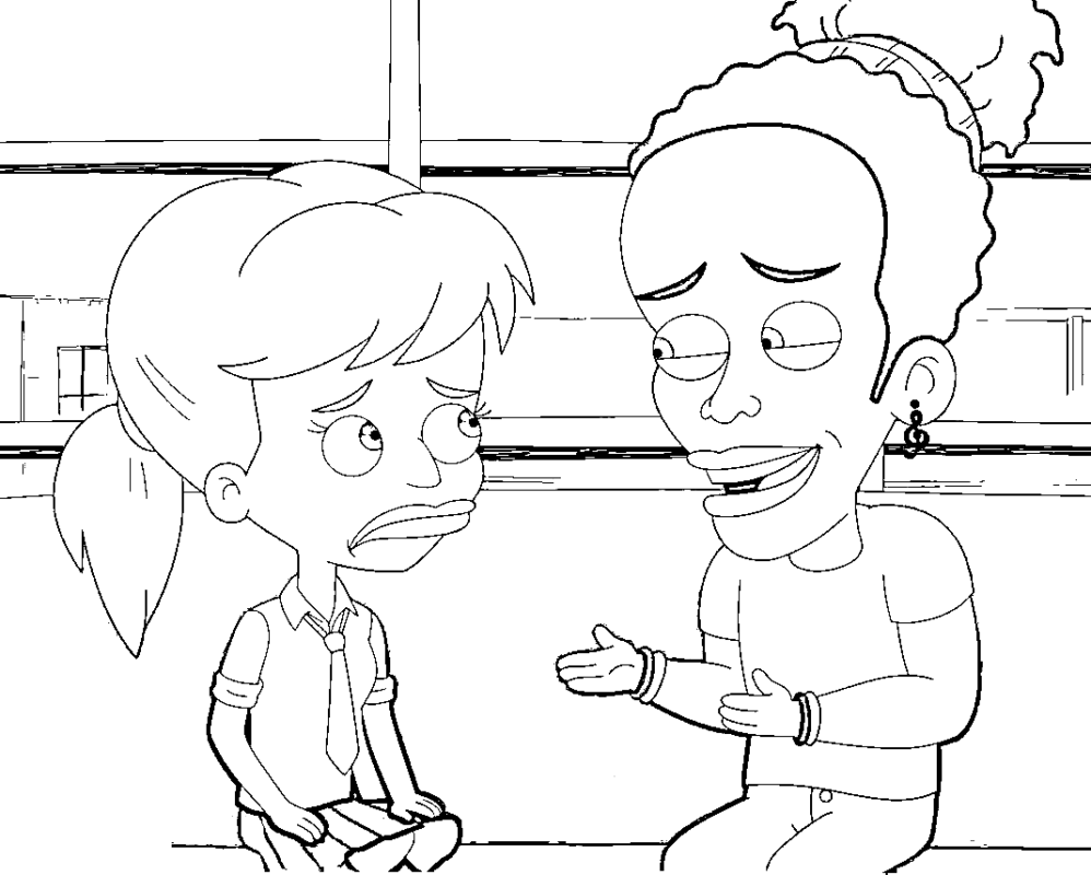 Big Mouth Coloring Pages Printable For Free Download