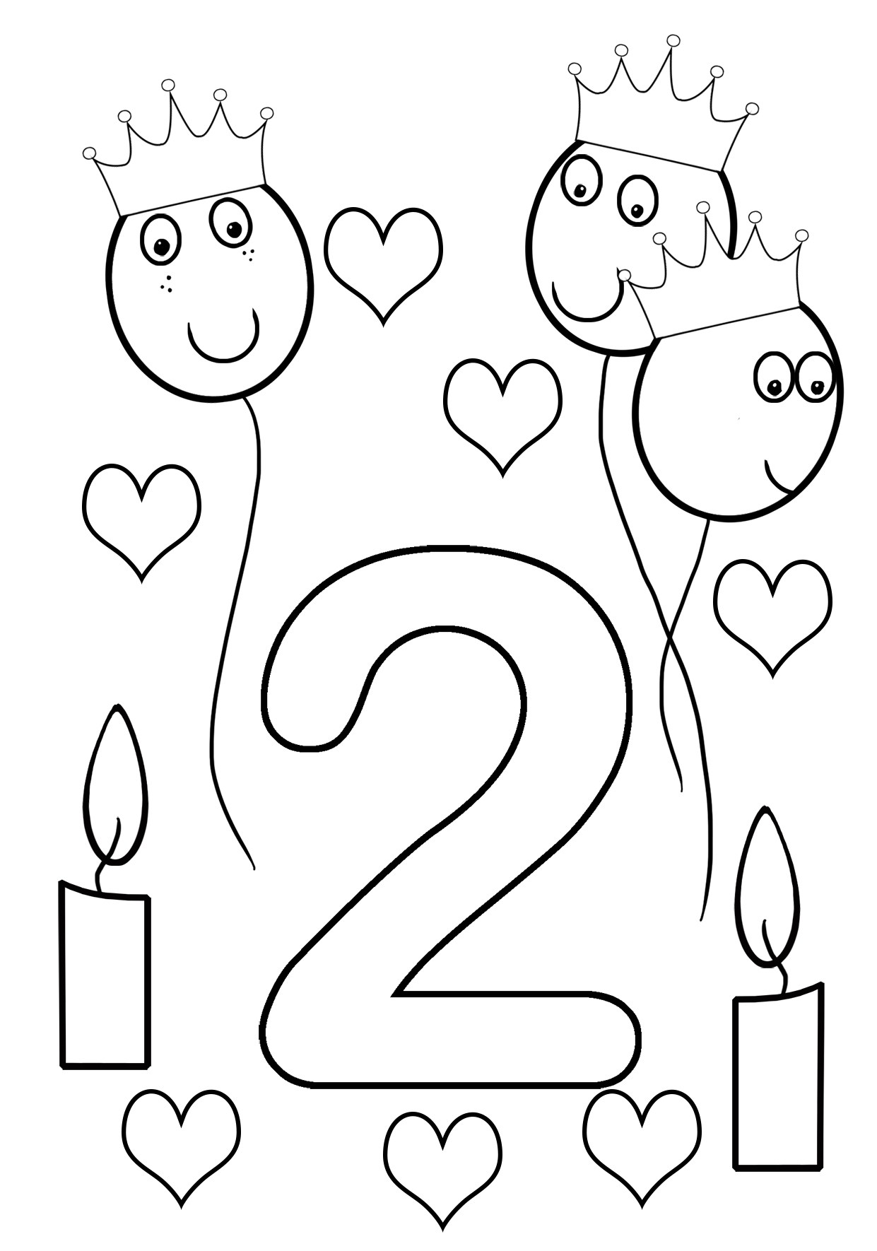Birthday Coloring Pages