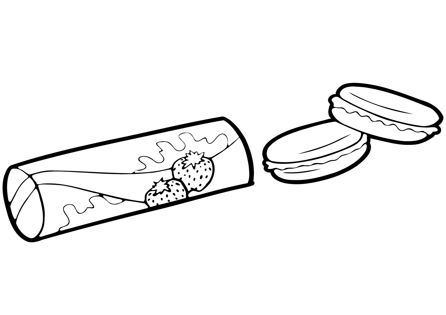 Biscuits Coloring Page ColouringPages