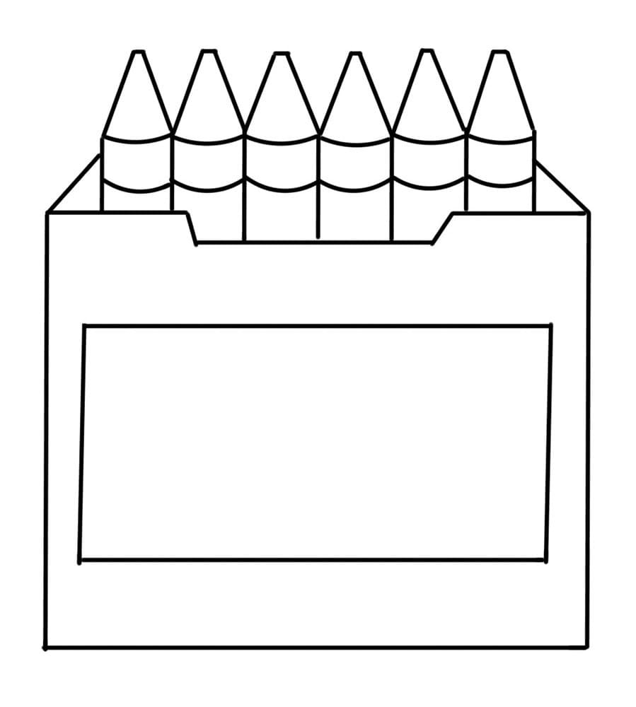 Black And White Crayons Coloring Page Free Printable Coloring Pages For Kids