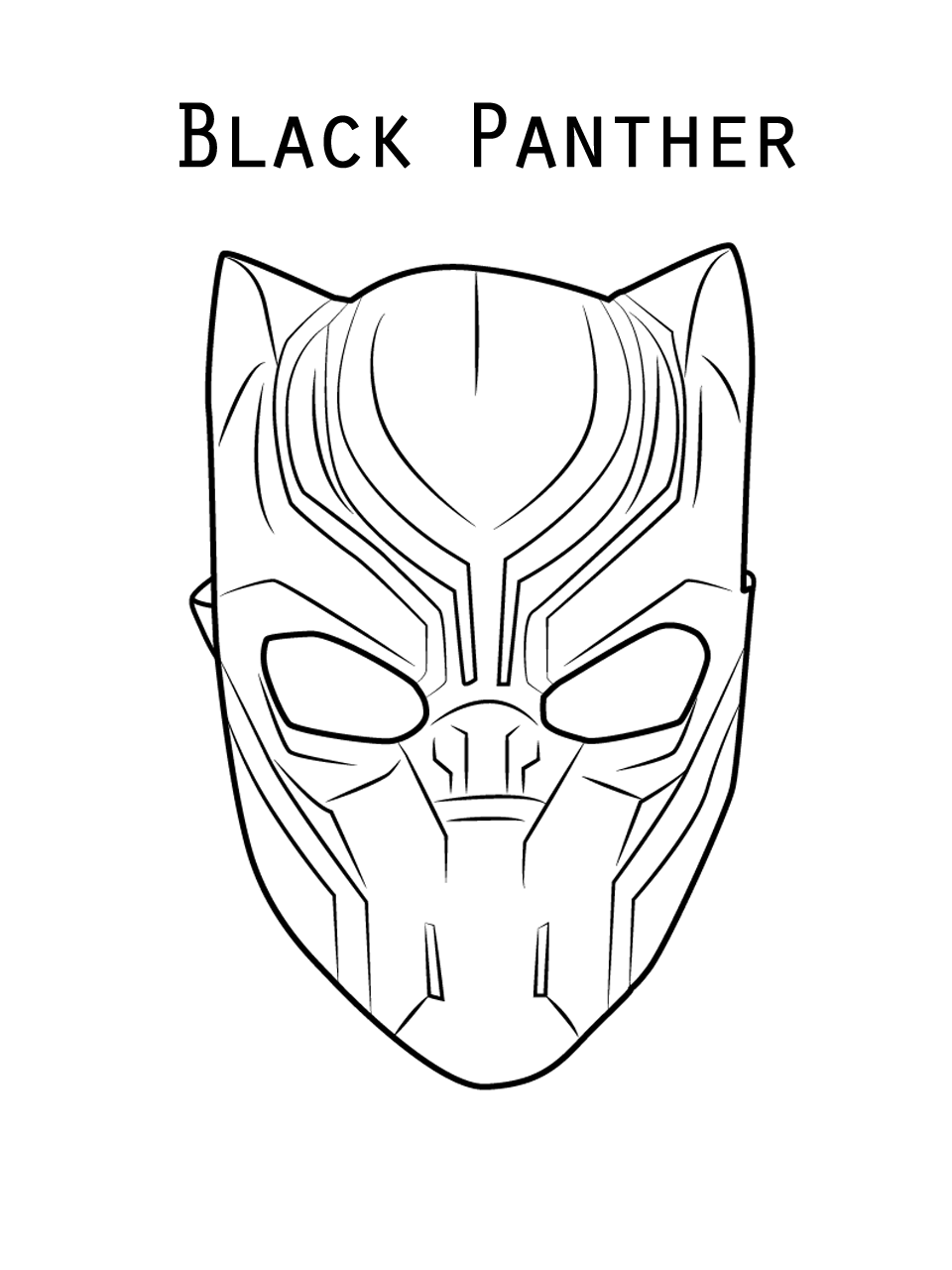 Black Panther Coloring Pages Best Coloring Pages For Kids