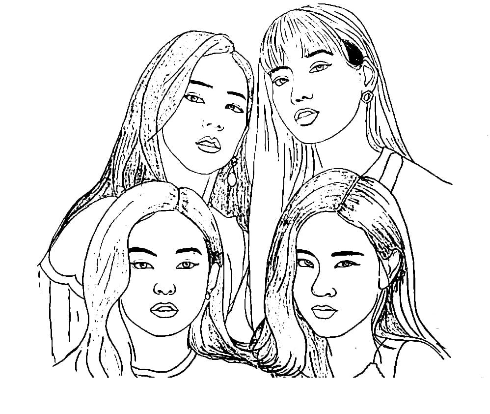Blackpink Printable Coloring Page Free Printable Coloring Pages For Kids