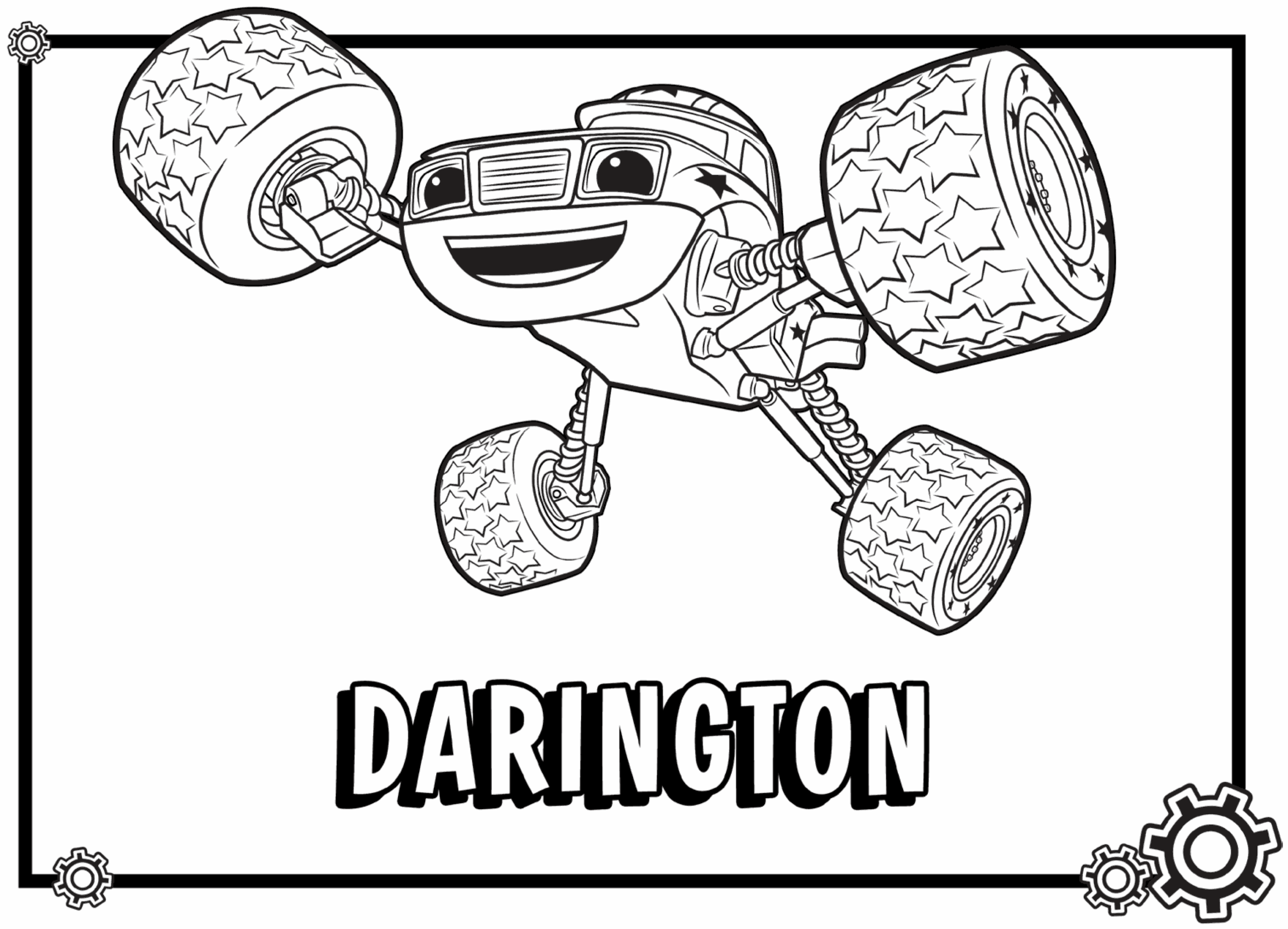Blaze And The Monster Machines Coloring Pages Best Coloring Pages For Kids