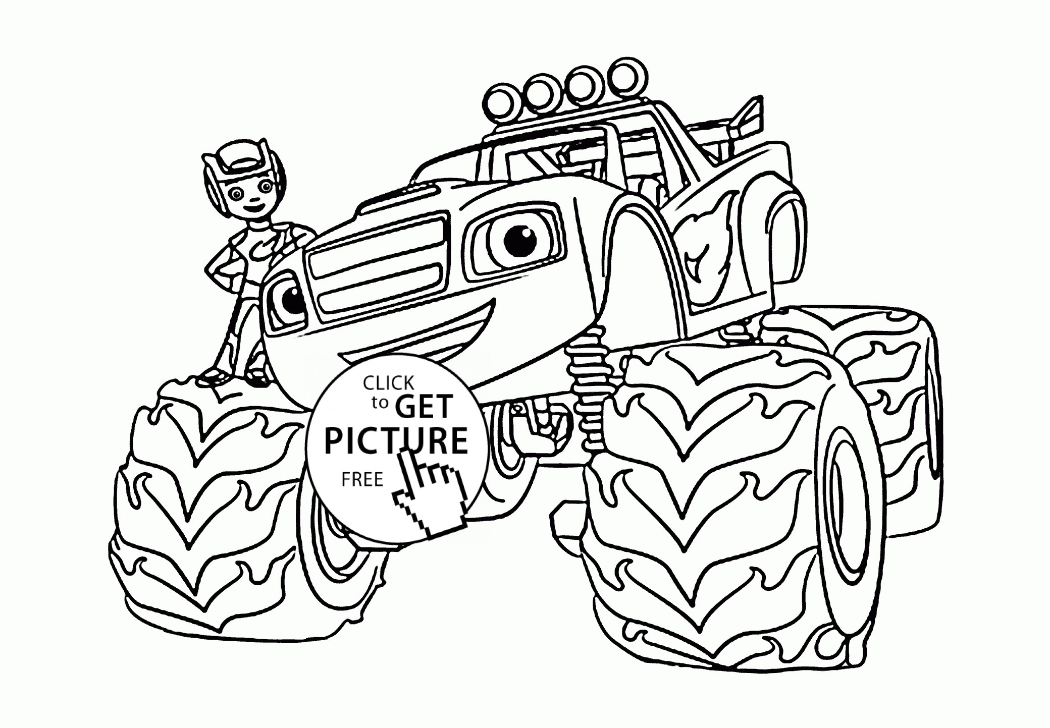 Blaze And The Monster Machines Printable Coloring Pages At GetColorings Free Printable