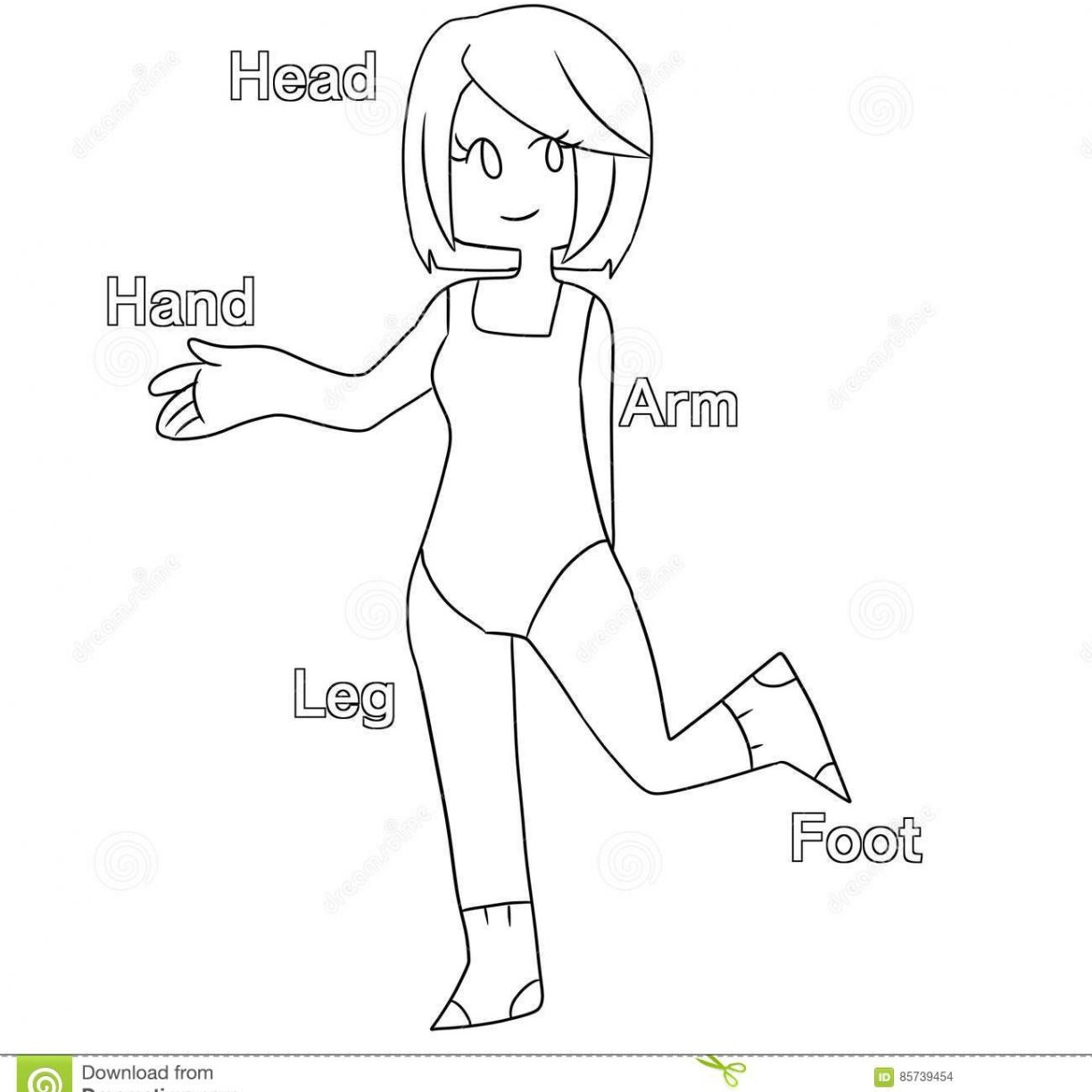 Body Parts For Kids Coloring Pages At GetColorings Free Printable Colorings Pages To Print
