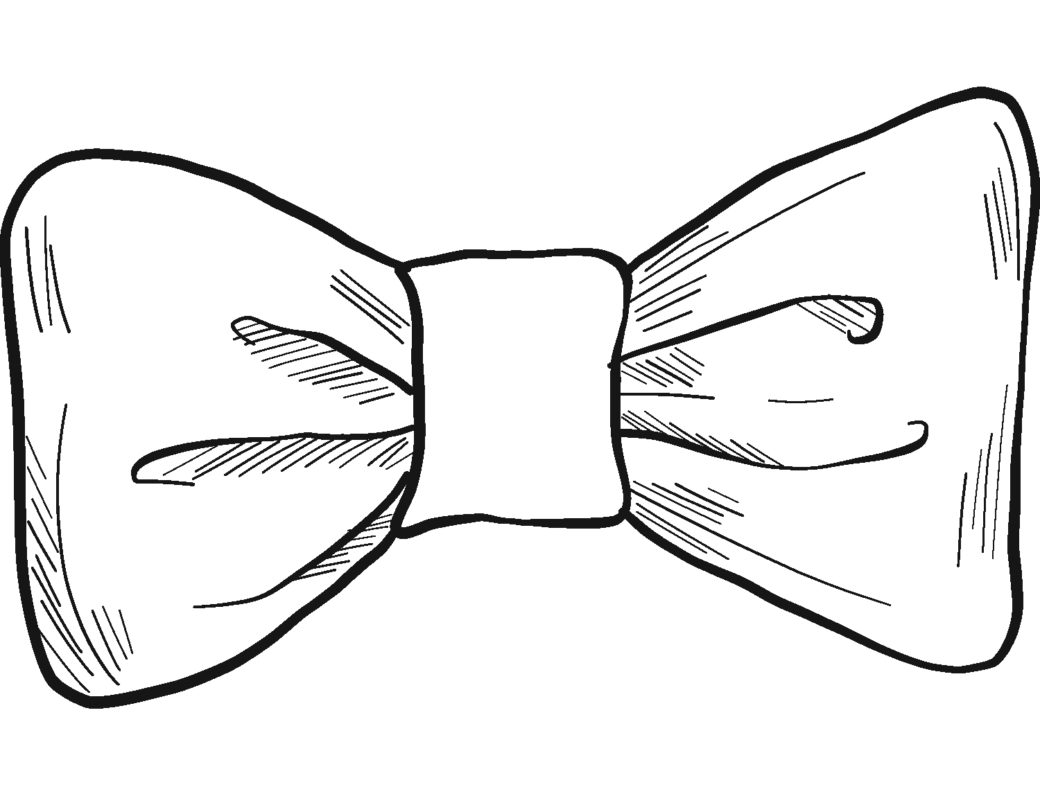 Bow Tie Coloring Page ColouringPages