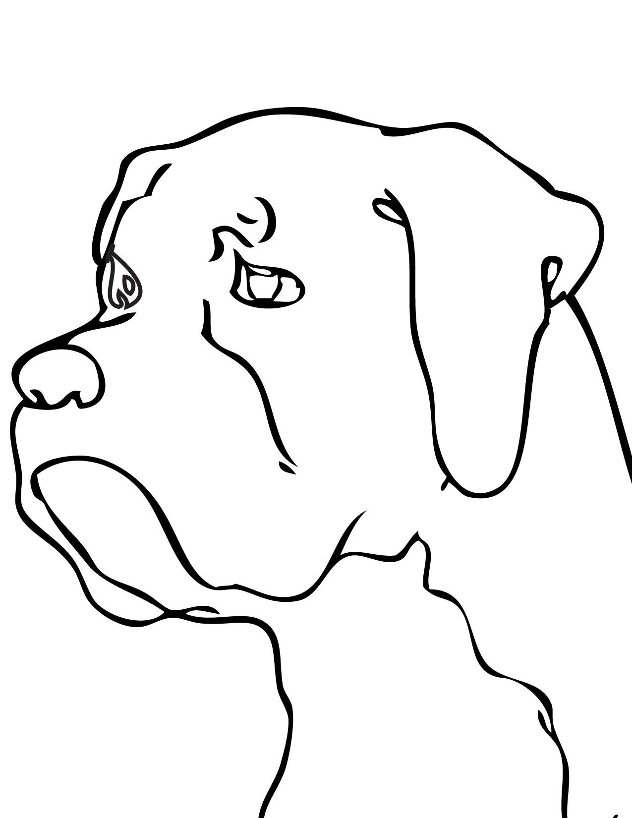 Boxer Dog Coloring Pages At GetColorings Free Printable Colorings Pages To Print And Color