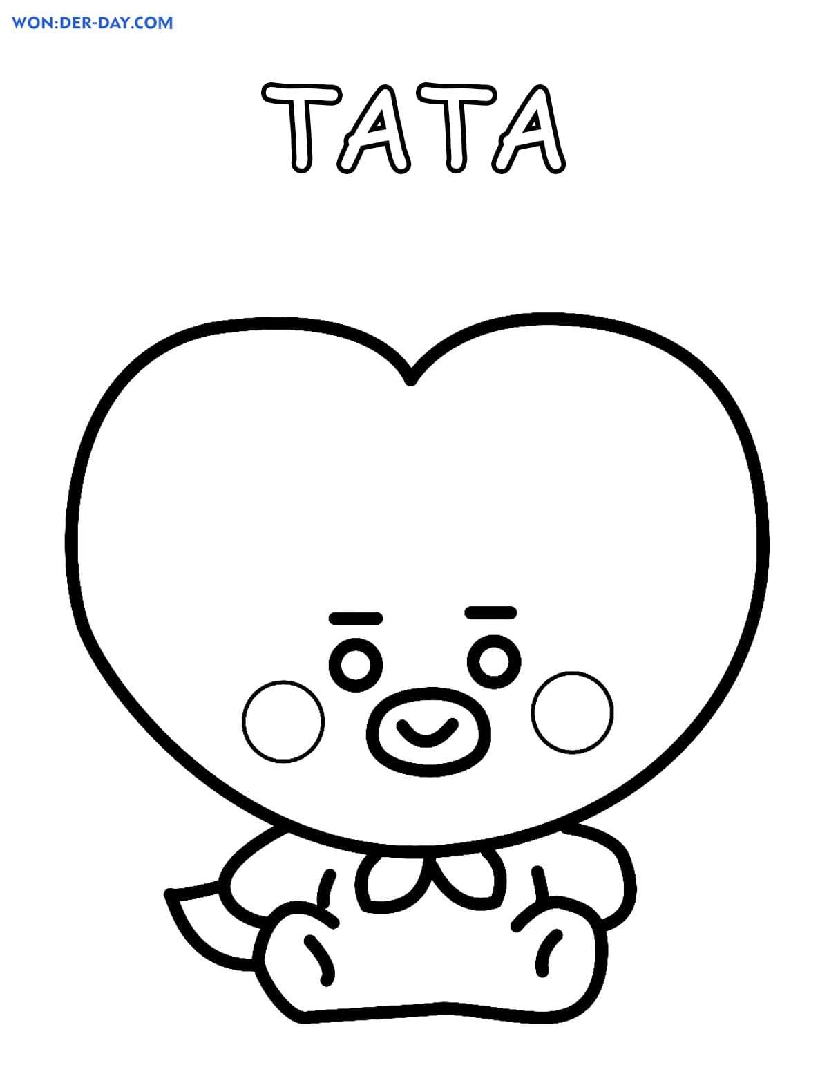 BT21 Coloring Pages 80 Free Printable Coloring Pages