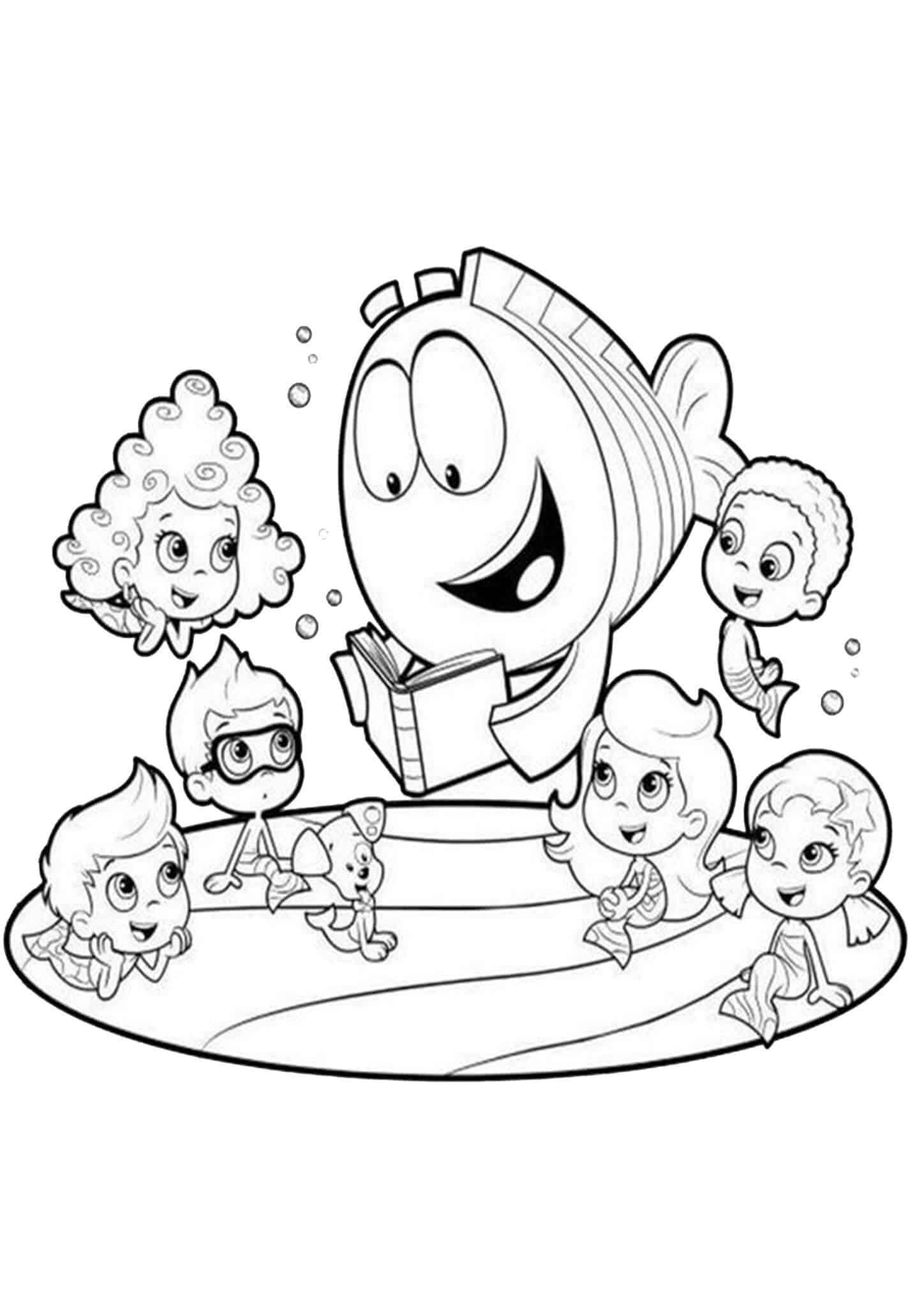 Bubble Guppies Coloring Pages 25 Free Printable Sheets Artofit