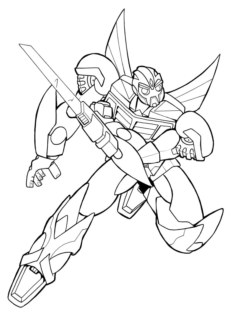 Bumblebee Transformer Coloring Page Educative Printable