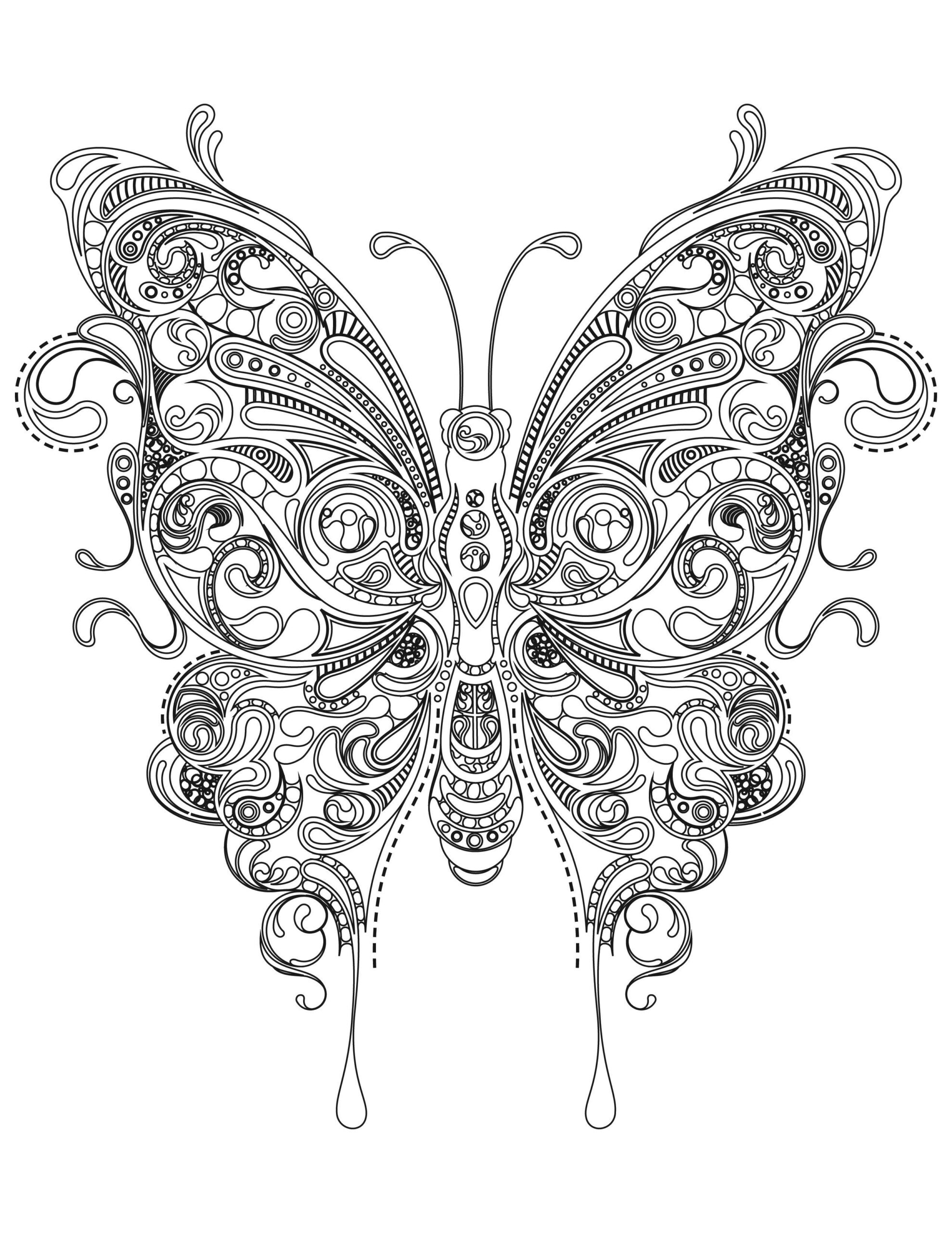 Butterfly Coloring Pages Free Printable