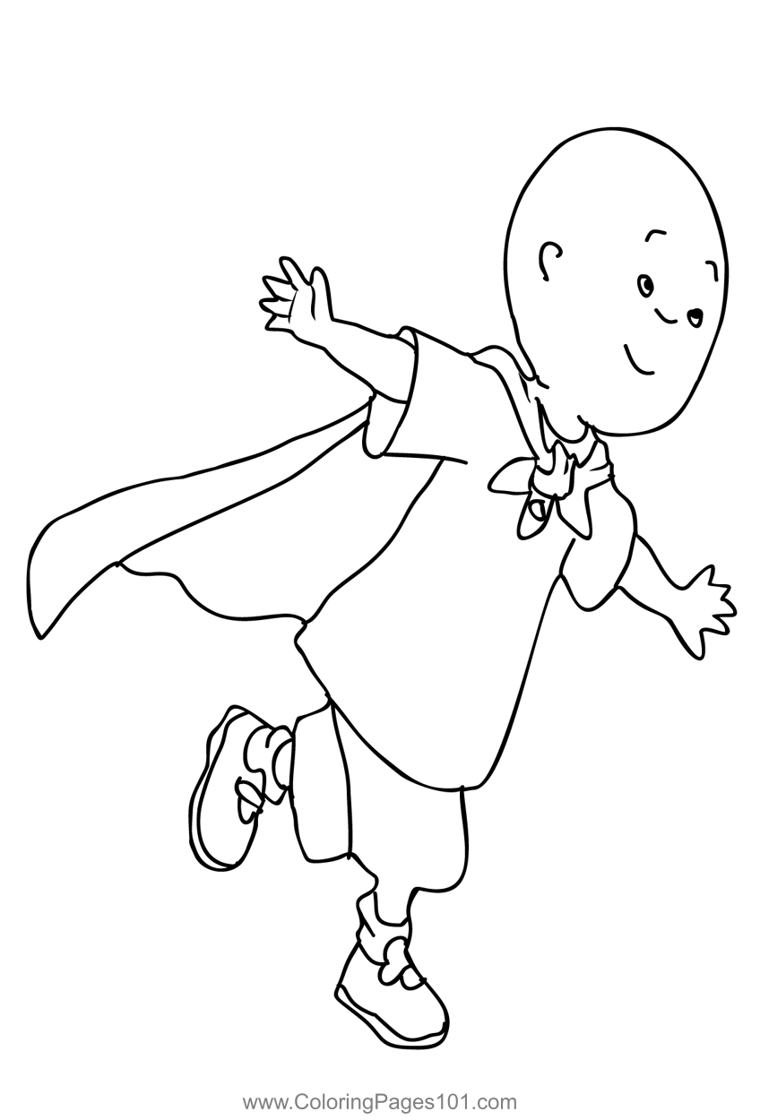 Caillou 1 Coloring Page For Kids Free Caillou Printable Coloring Pages Online For Kids