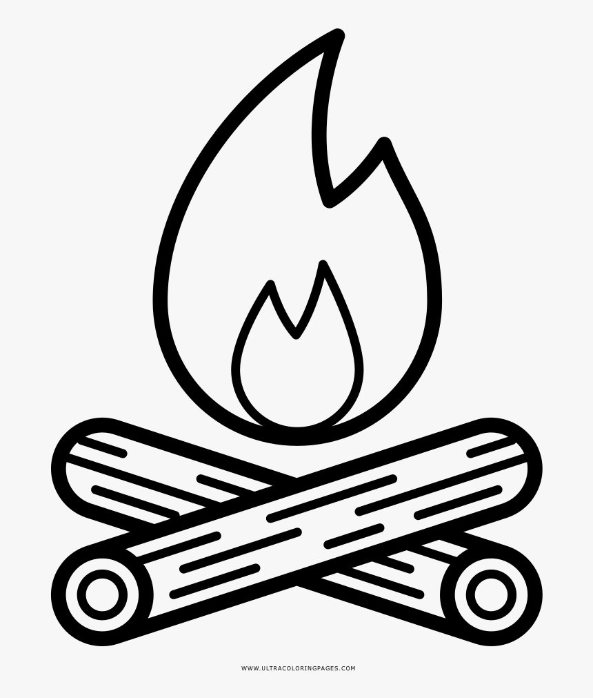 Free Printable Campfire Coloring Pages