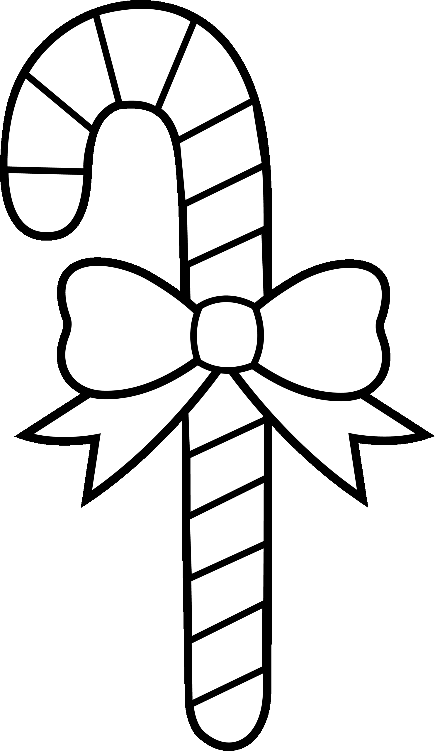 Candy Cane Printable Coloring Pages