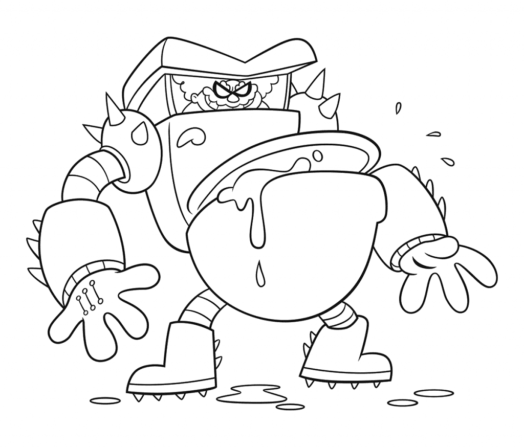 Captain Underpants Coloring Page Printable
