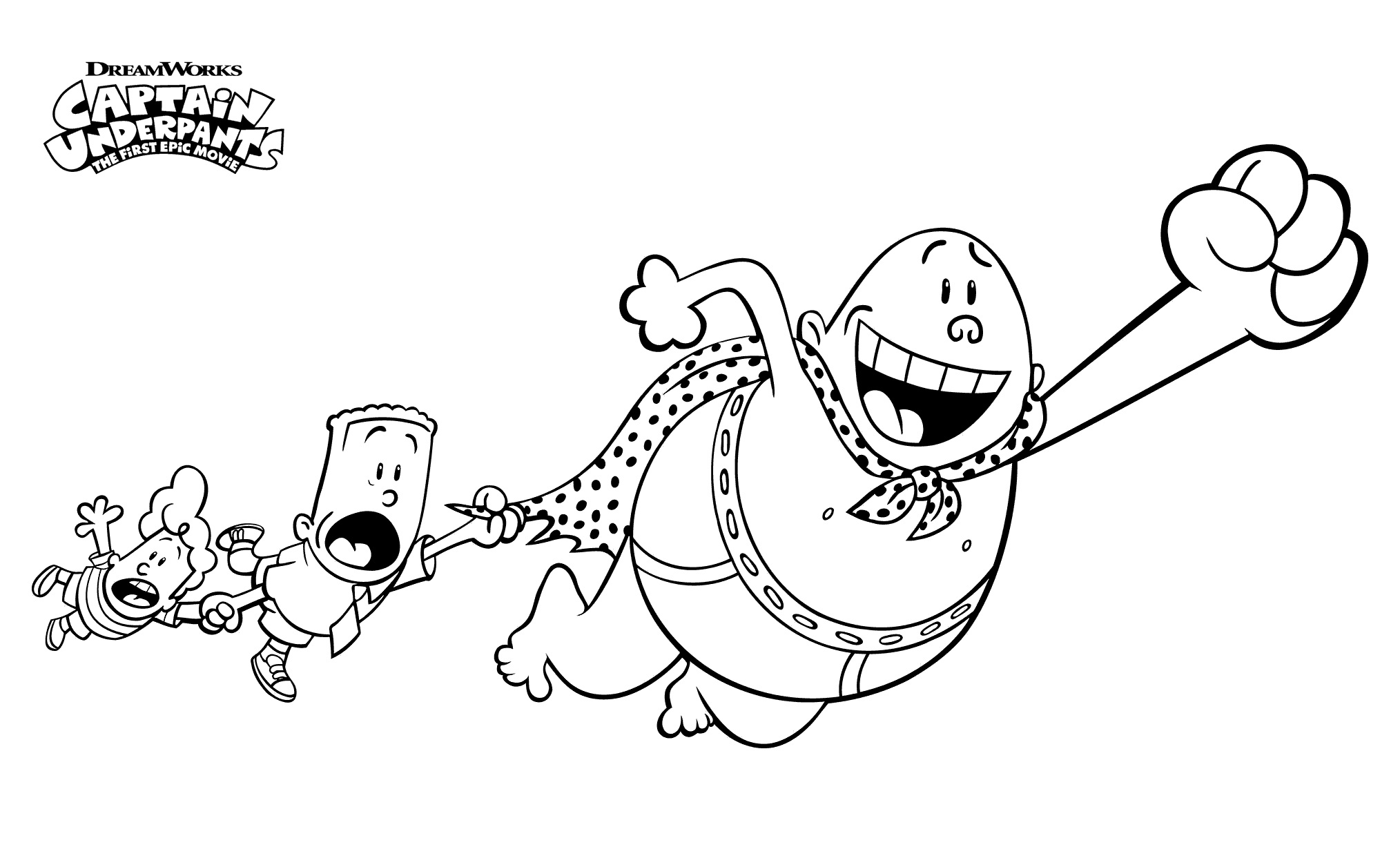 Captain Underpants Coloring Pages Best Coloring Pages For Kids