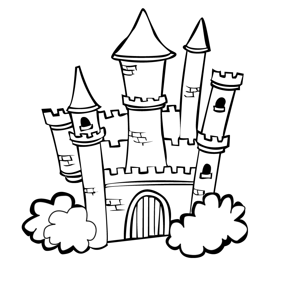 Printable Castle Coloring Pages