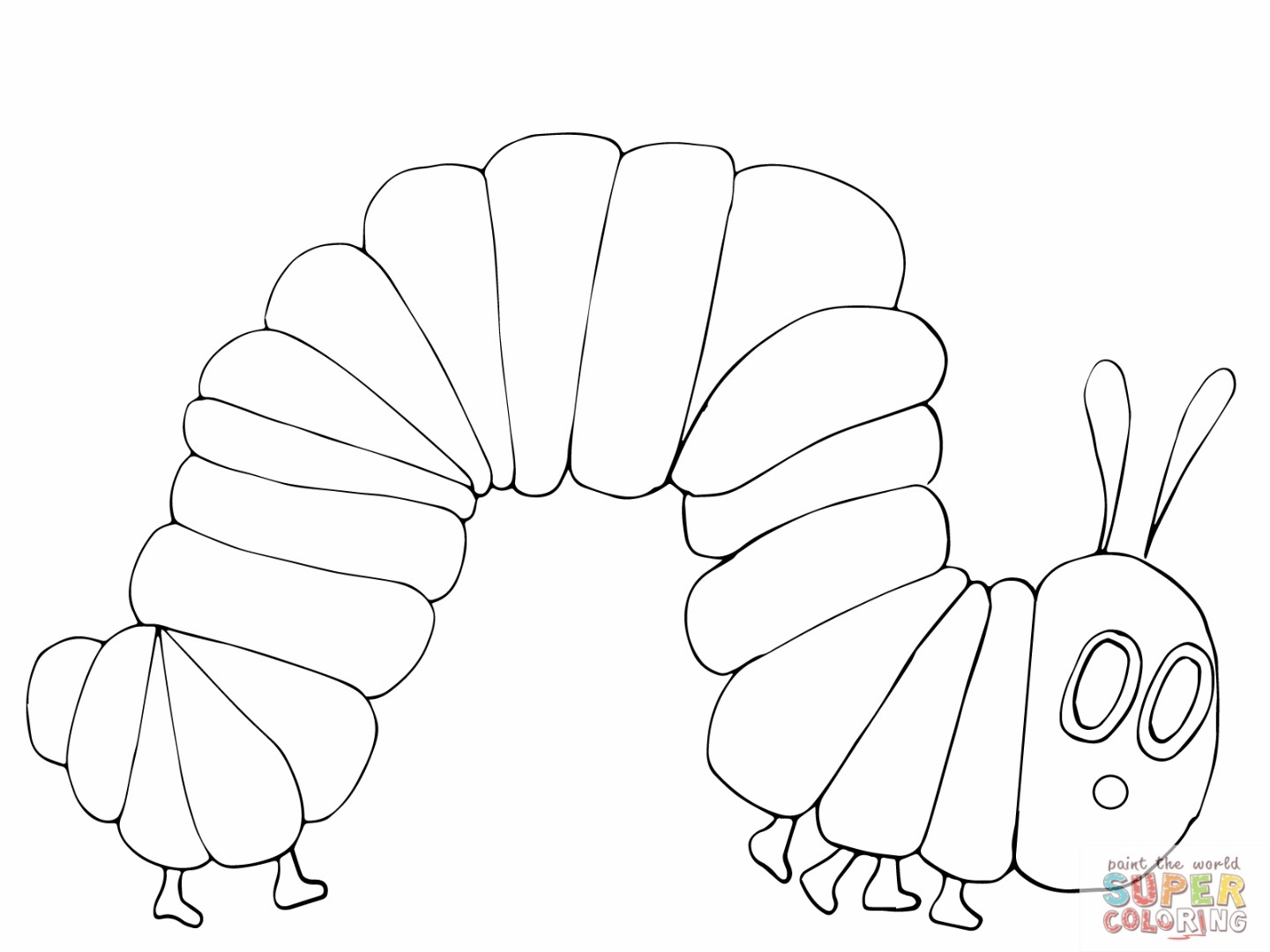 Caterpillar Coloring Pages To Download And Print For Free